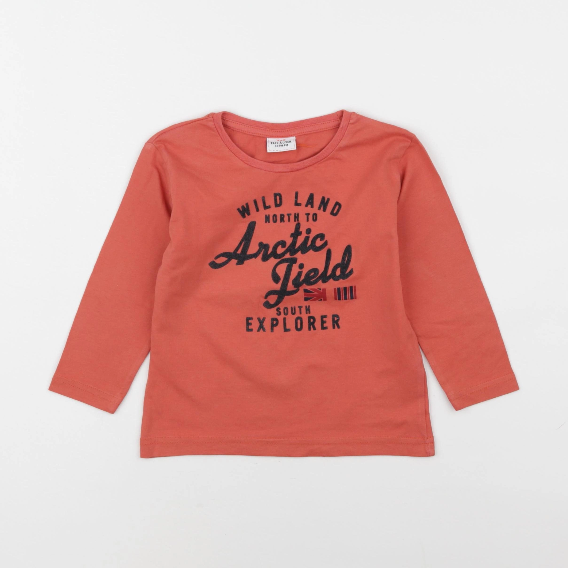 Tape à l'oeil - tee-shirt rouge - 3 ans