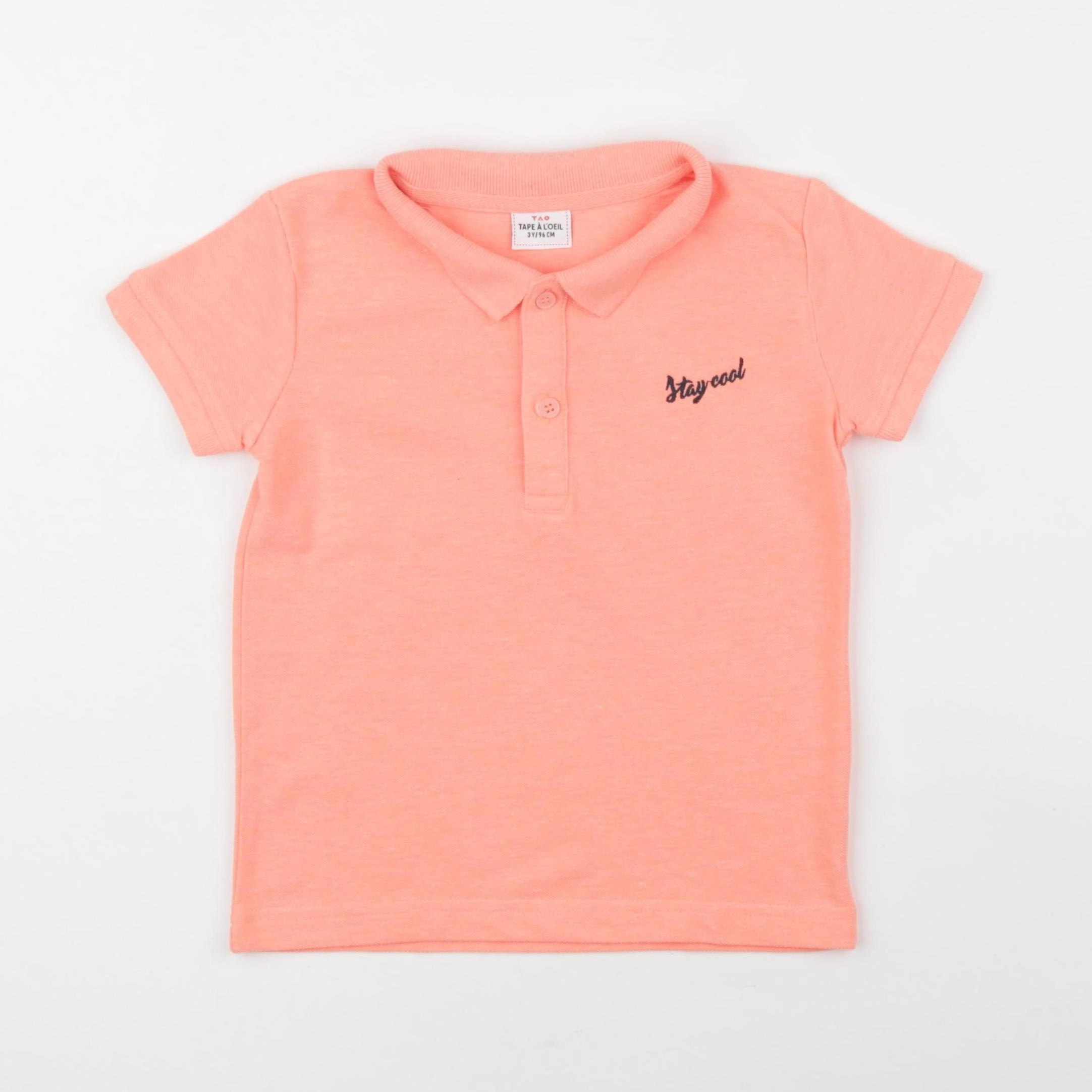 Tape à l'oeil - polo rose - 3 ans