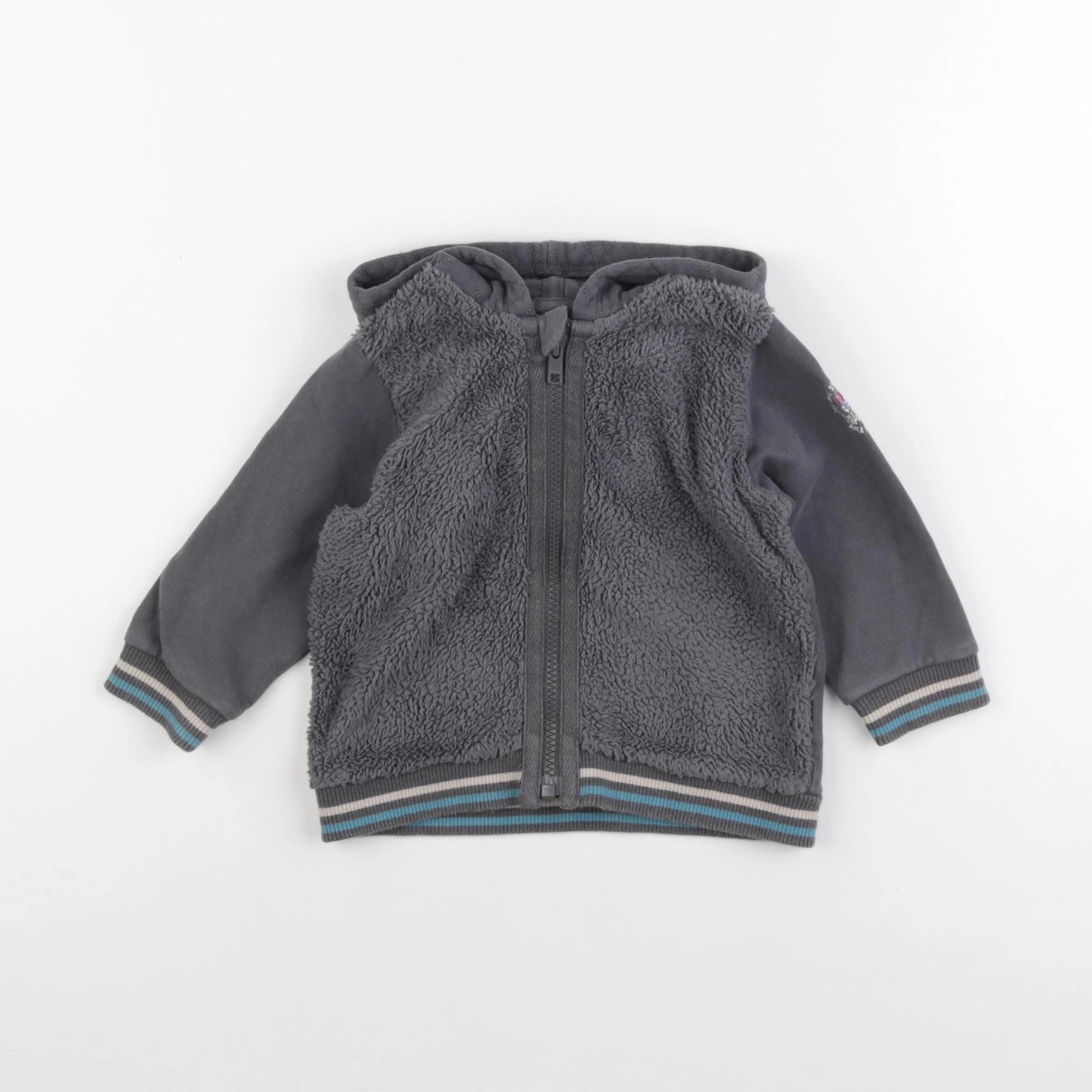IKKS - sweat gris - 18 mois