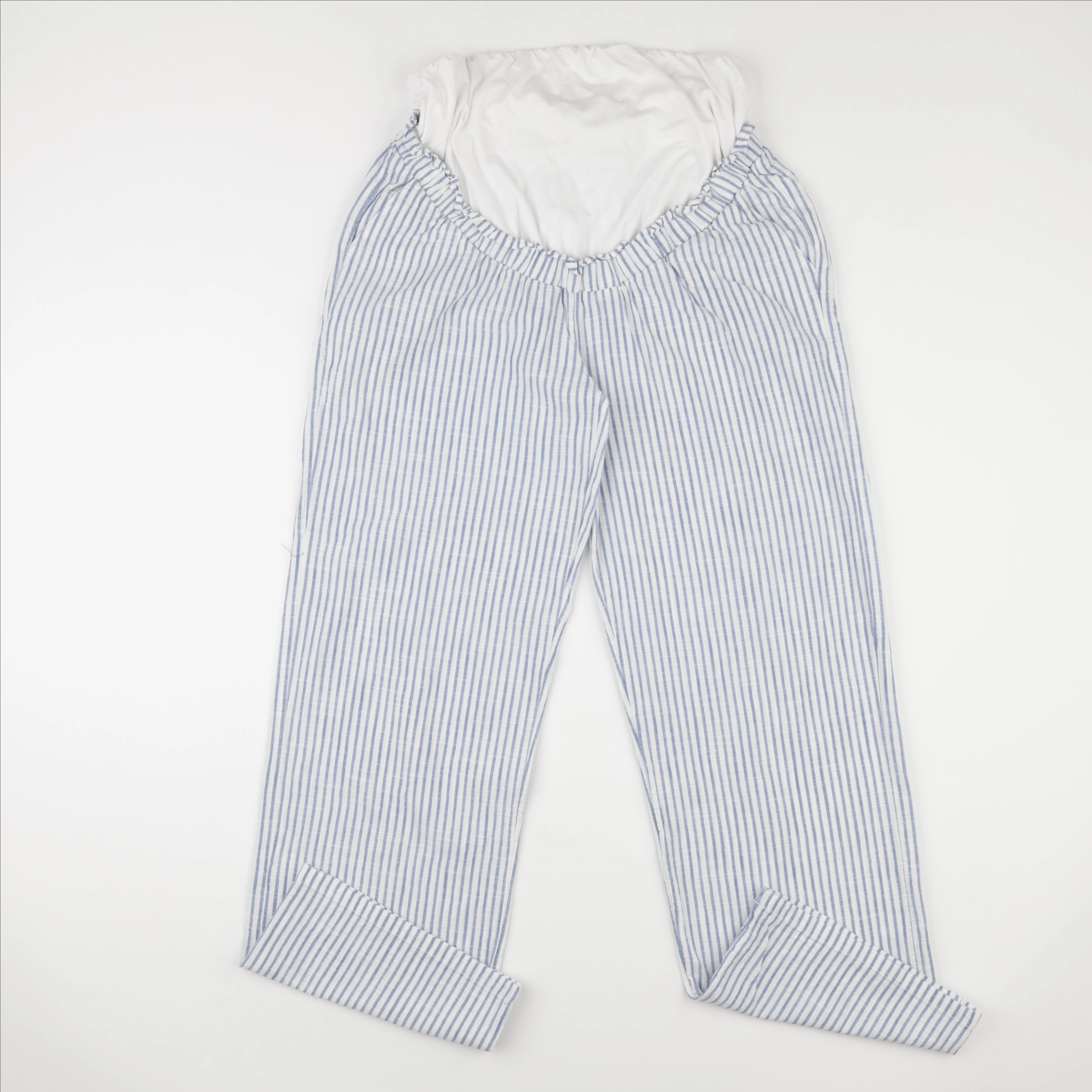 Vertbaudet - pantalon grossesse blanc, bleu - 40