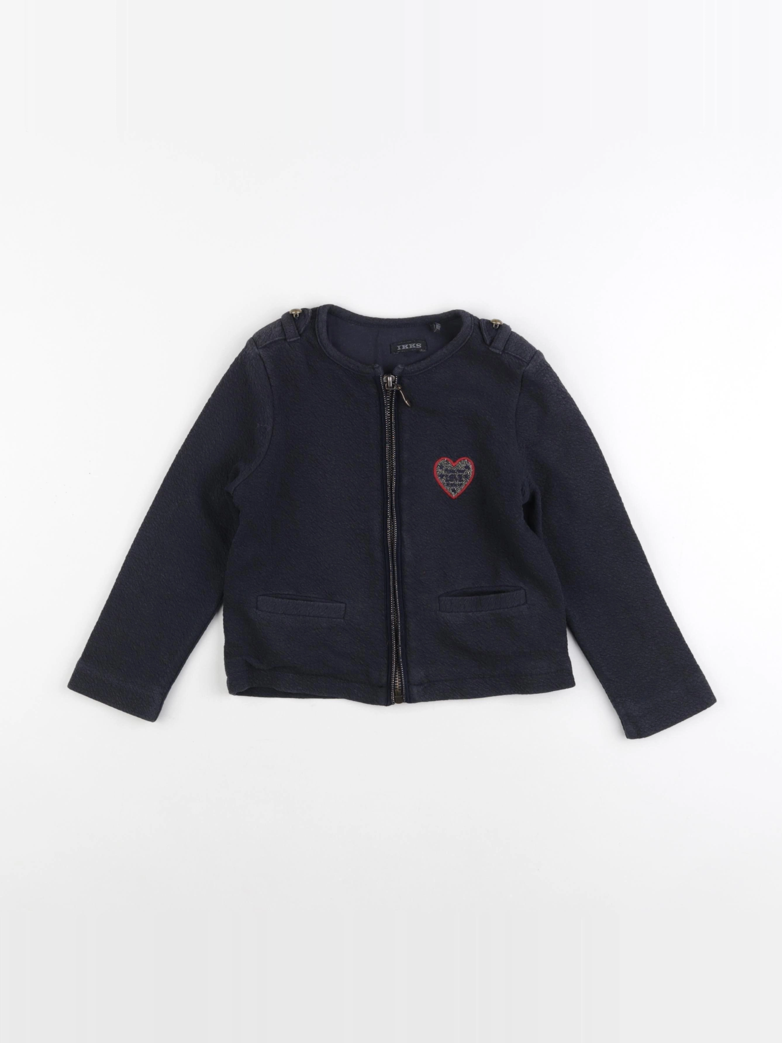 IKKS - veste noir - 4 ans