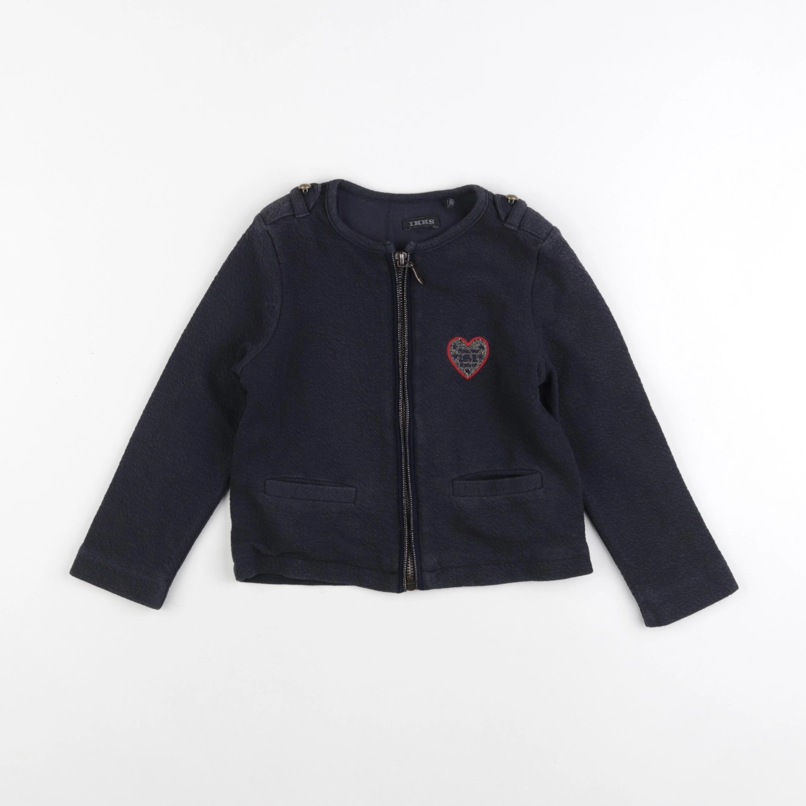 IKKS - veste noir - 4 ans