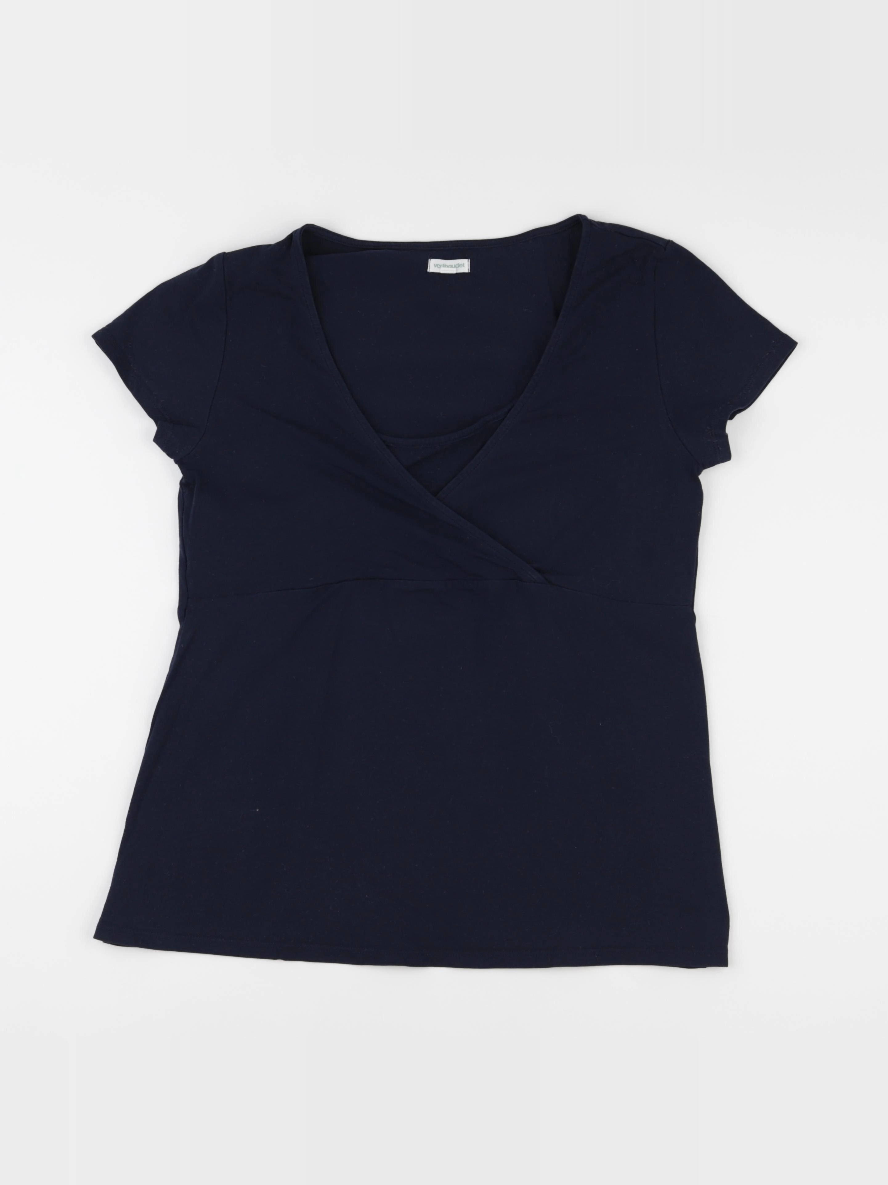 Vertbaudet - tee-shirt grossesse, allaitement bleu - 38 à 40
