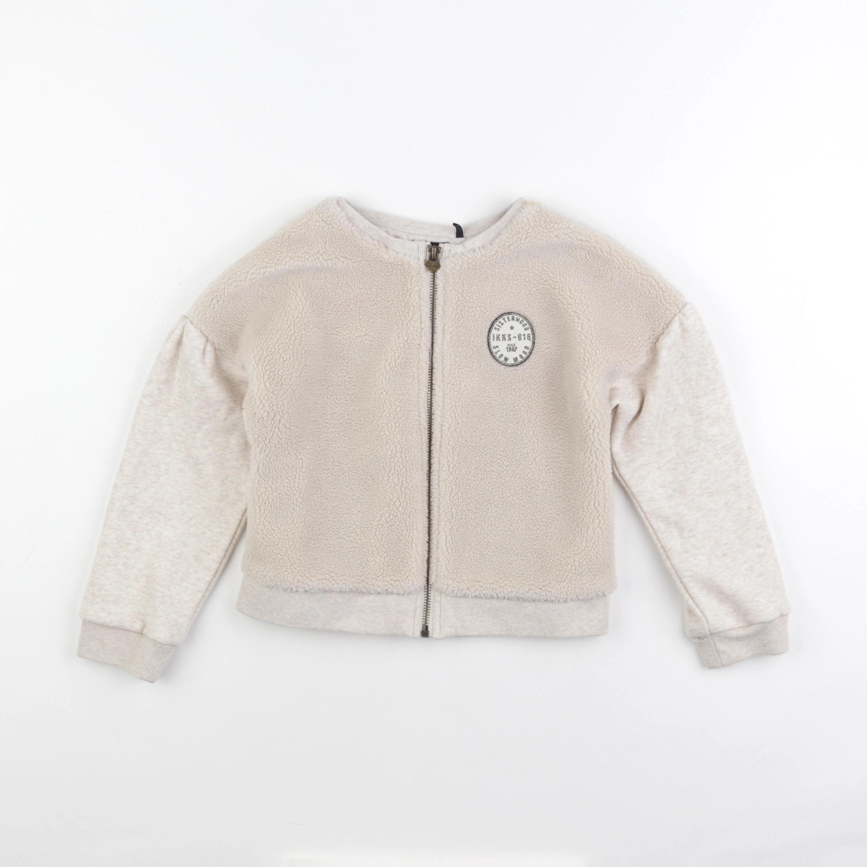 IKKS - sweat beige - 8 ans