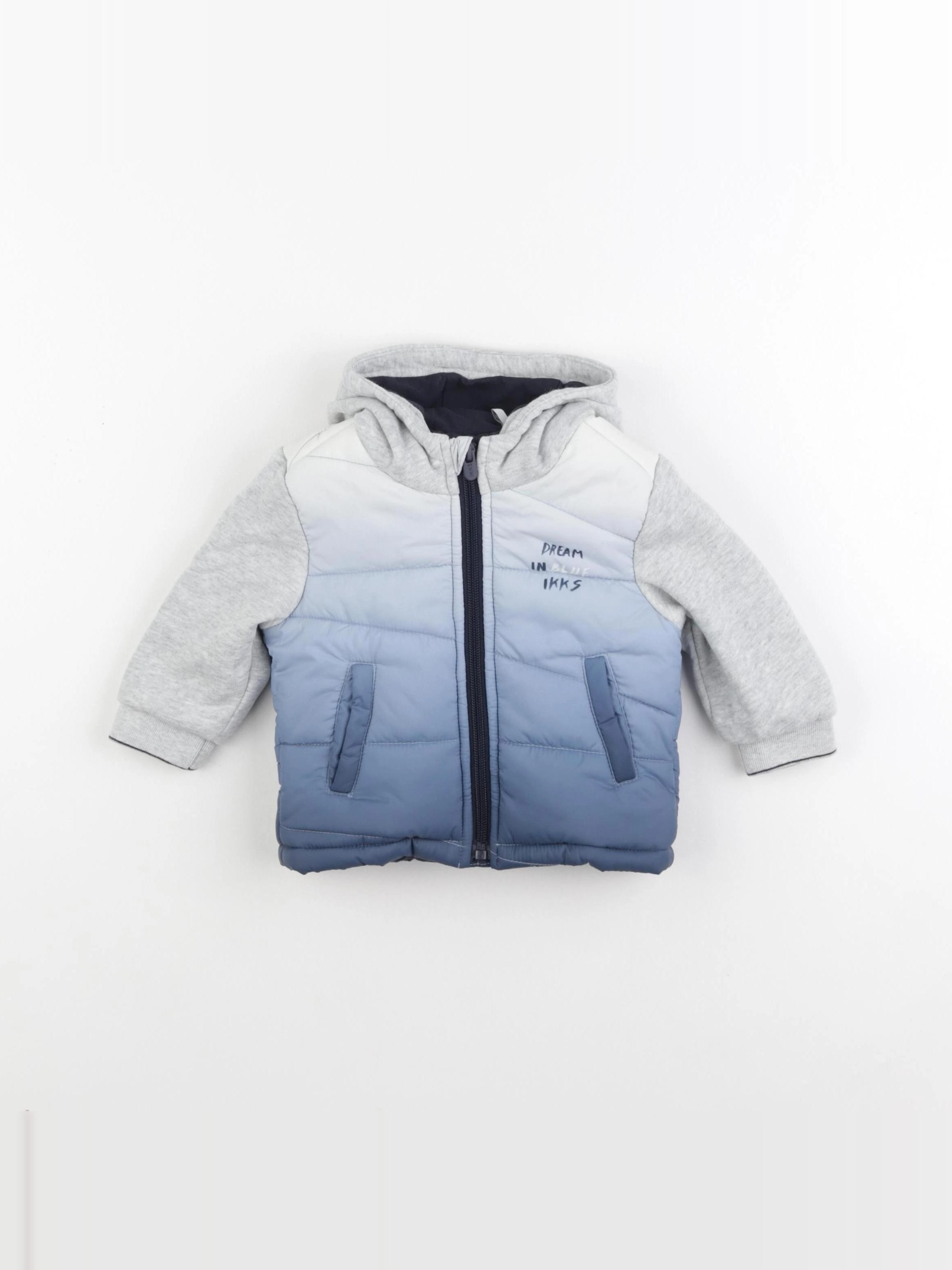 IKKS - doudoune bleu - 6 mois