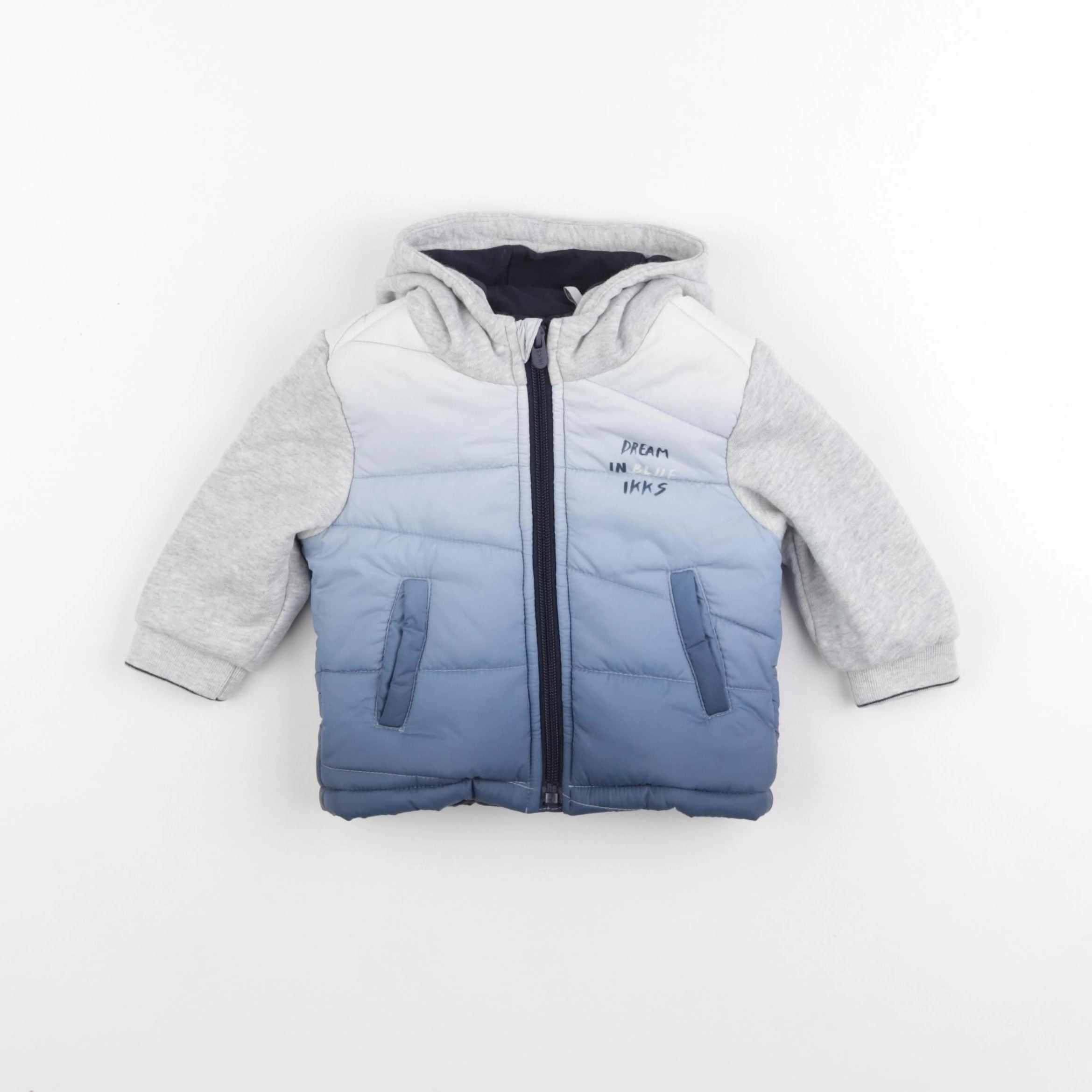 IKKS - doudoune bleu - 6 mois