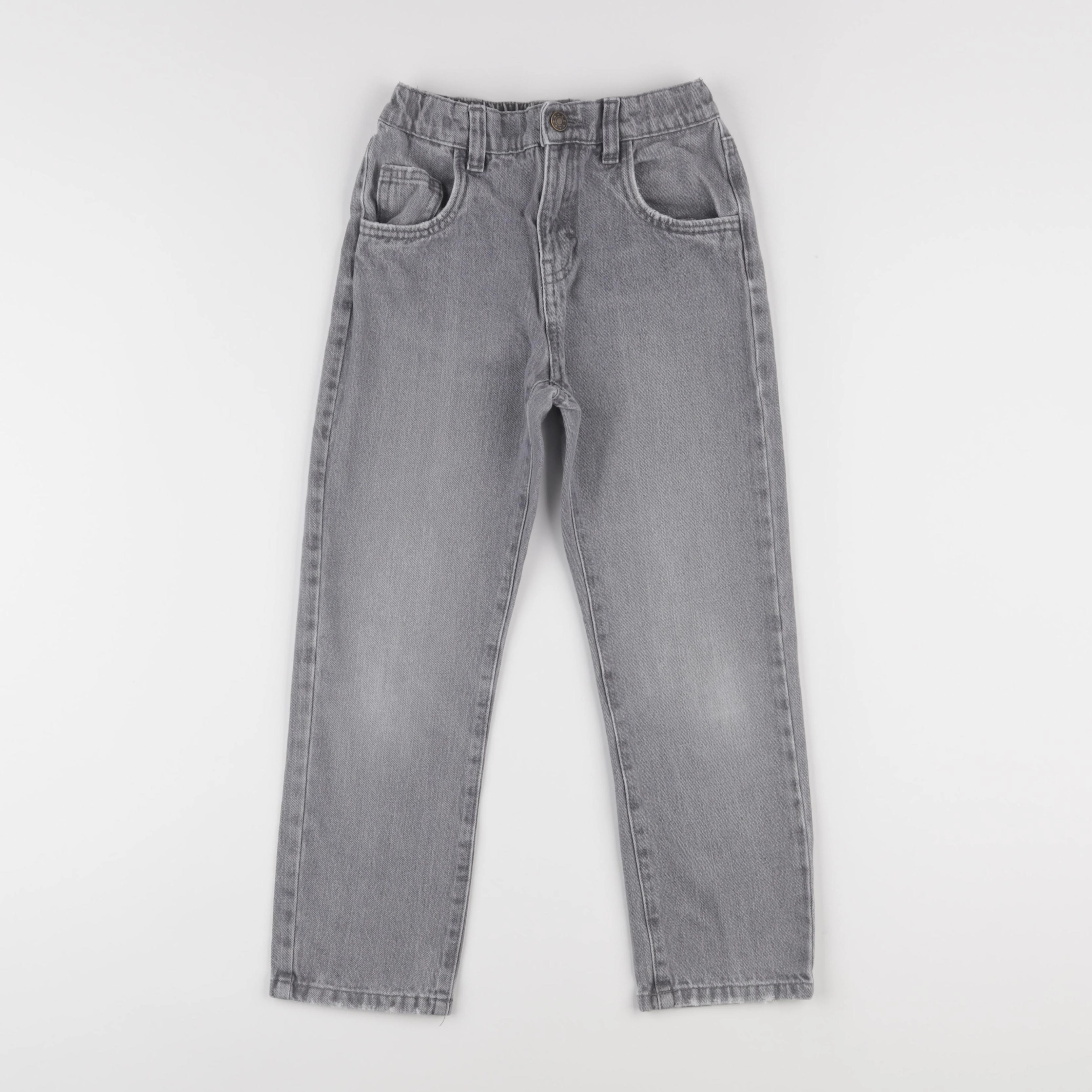 Monoprix - jean gris - 8 ans