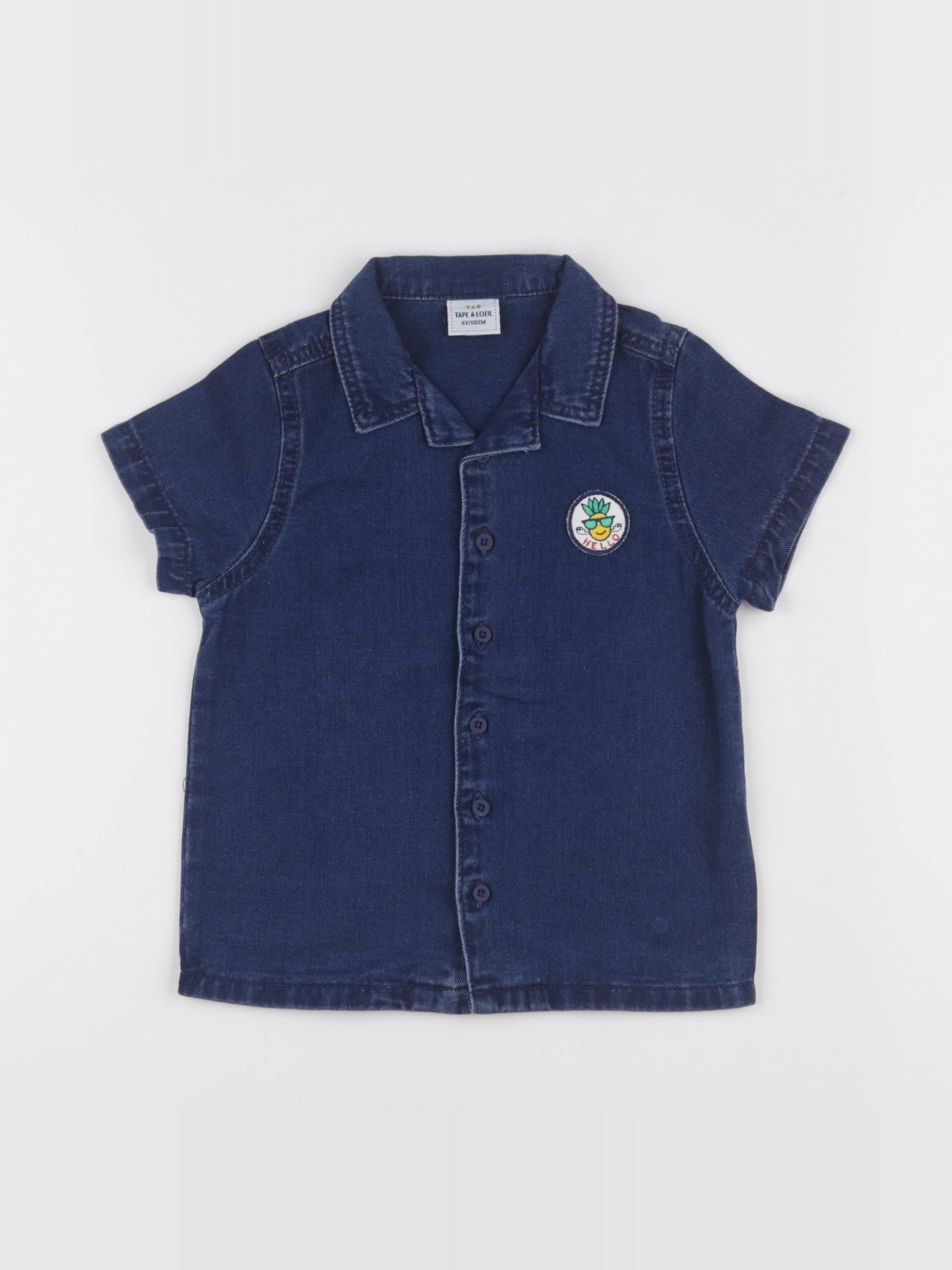 Tape à l'oeil - chemise bleu - 5 ans