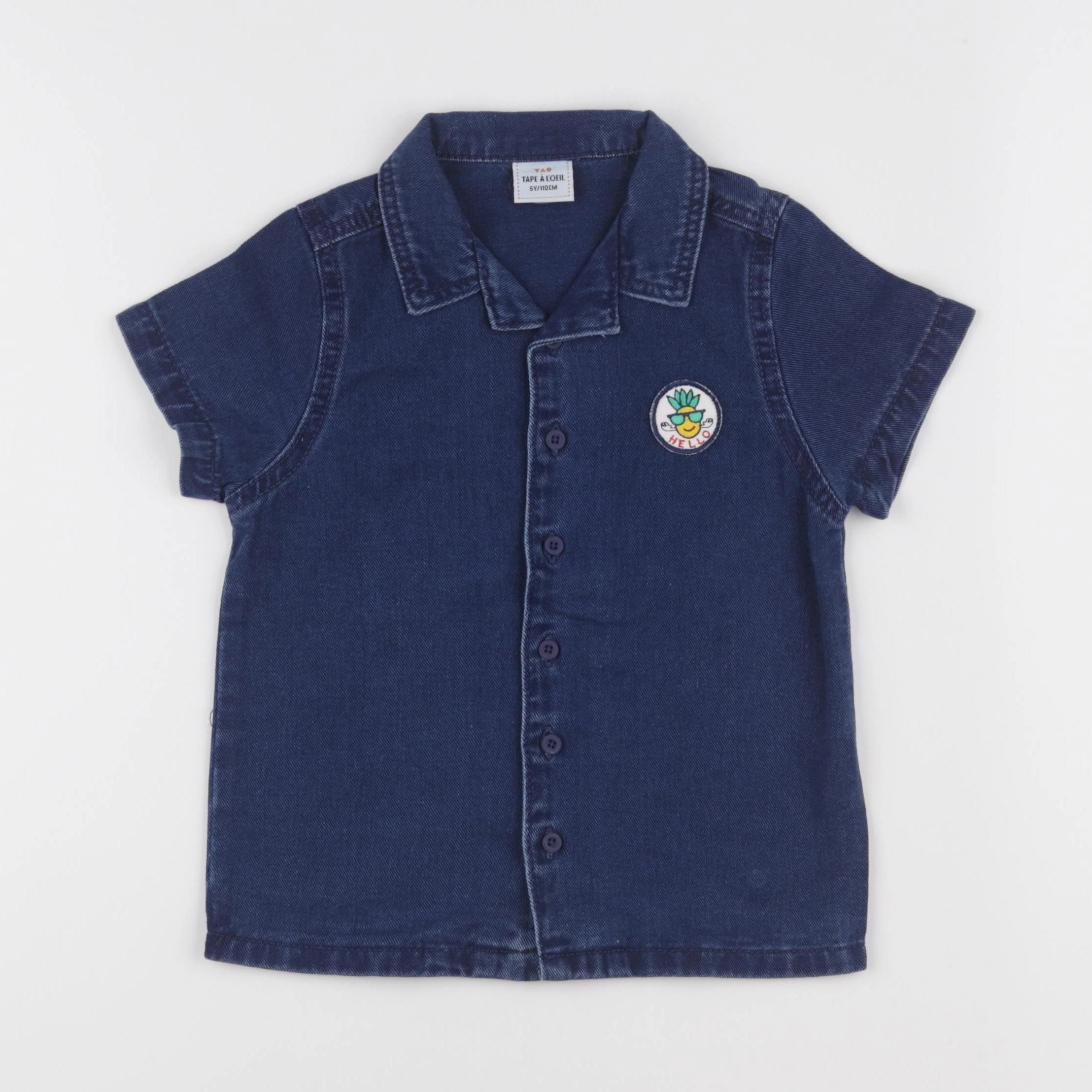 Tape à l'oeil - chemise bleu - 5 ans