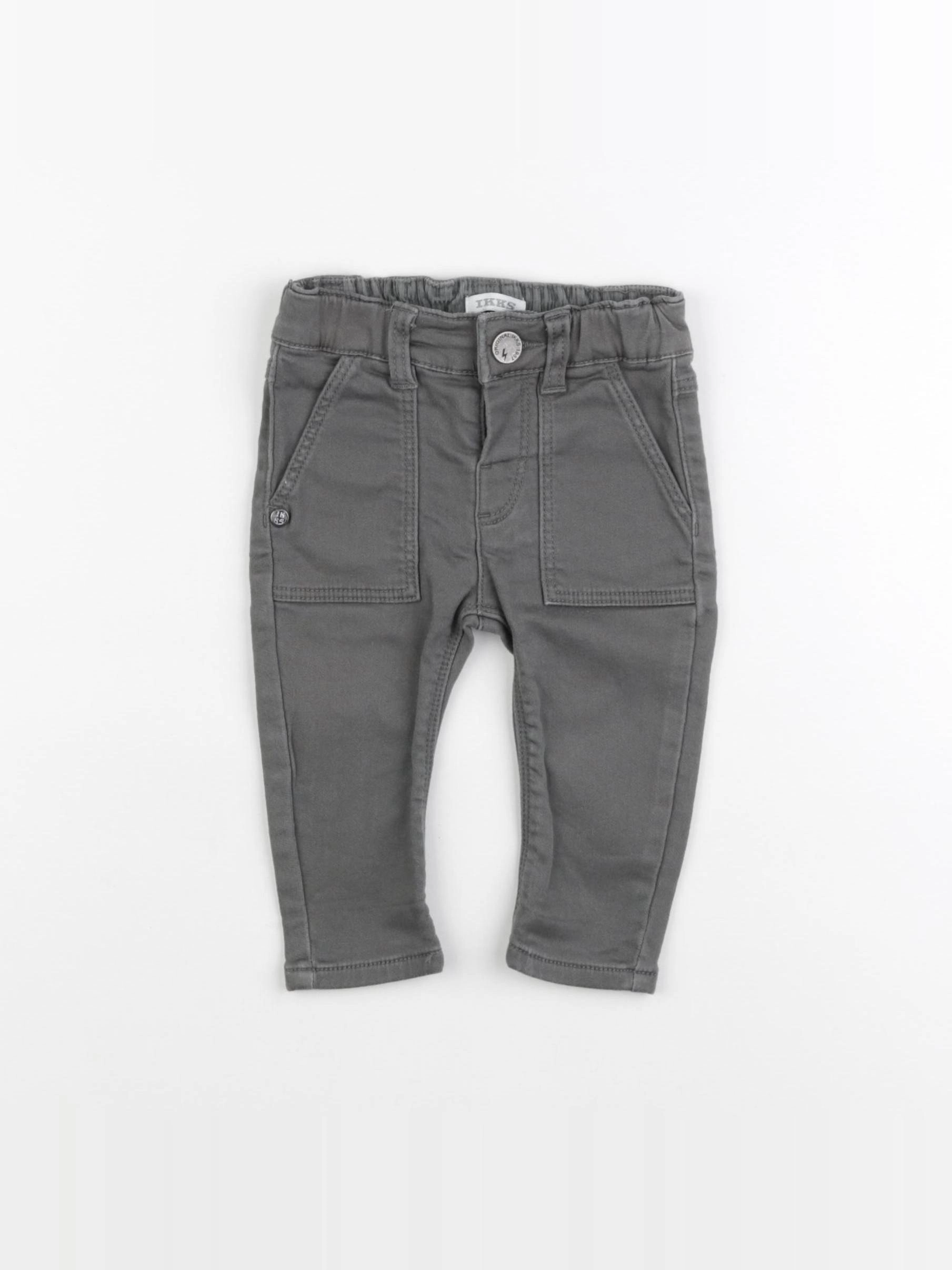 IKKS - pantalon gris - 6 mois