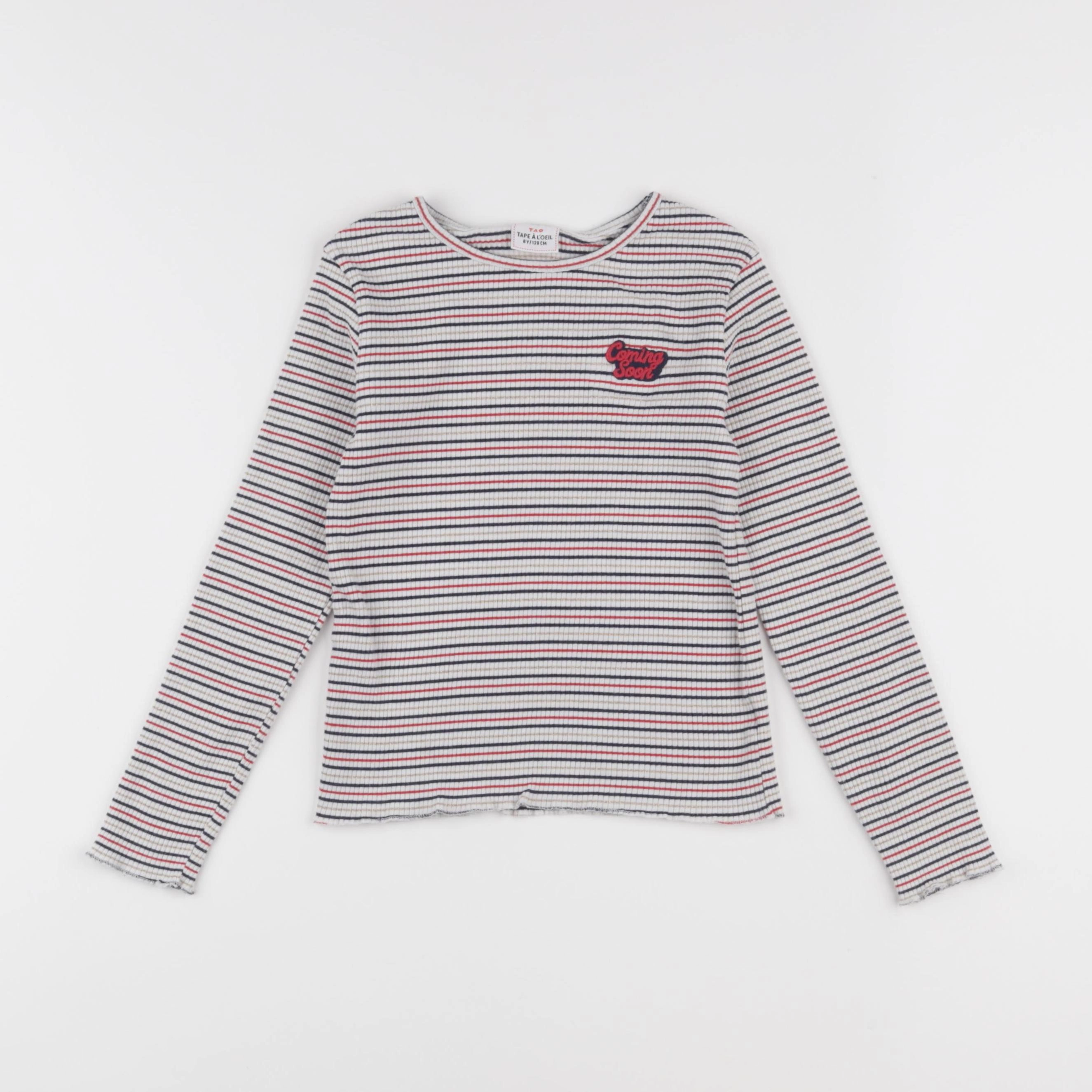 Tape à l'oeil - tee-shirt blanc, bleu - 8 ans