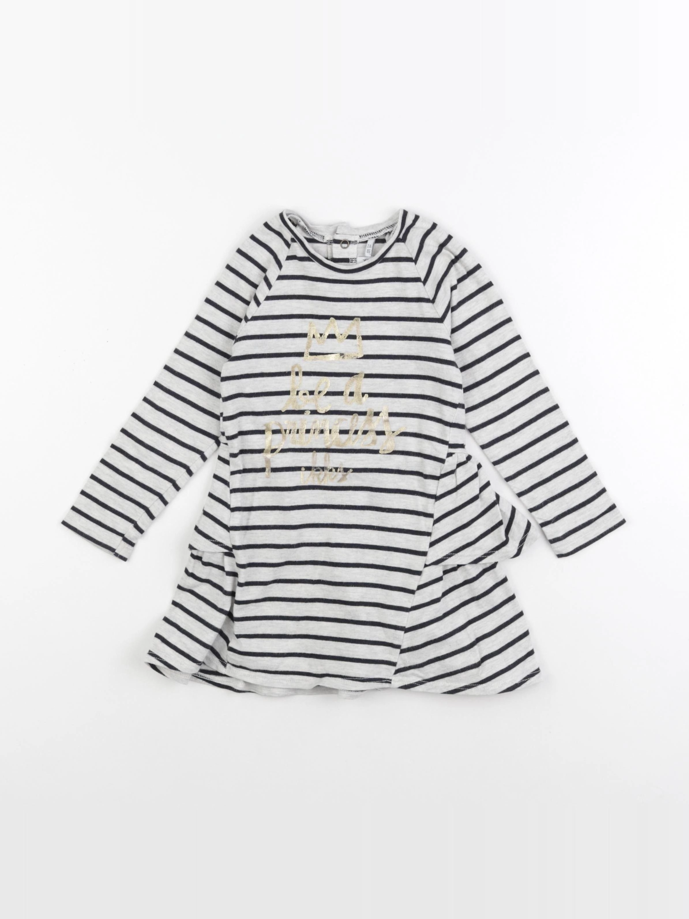IKKS - robe bleu - 2 ans