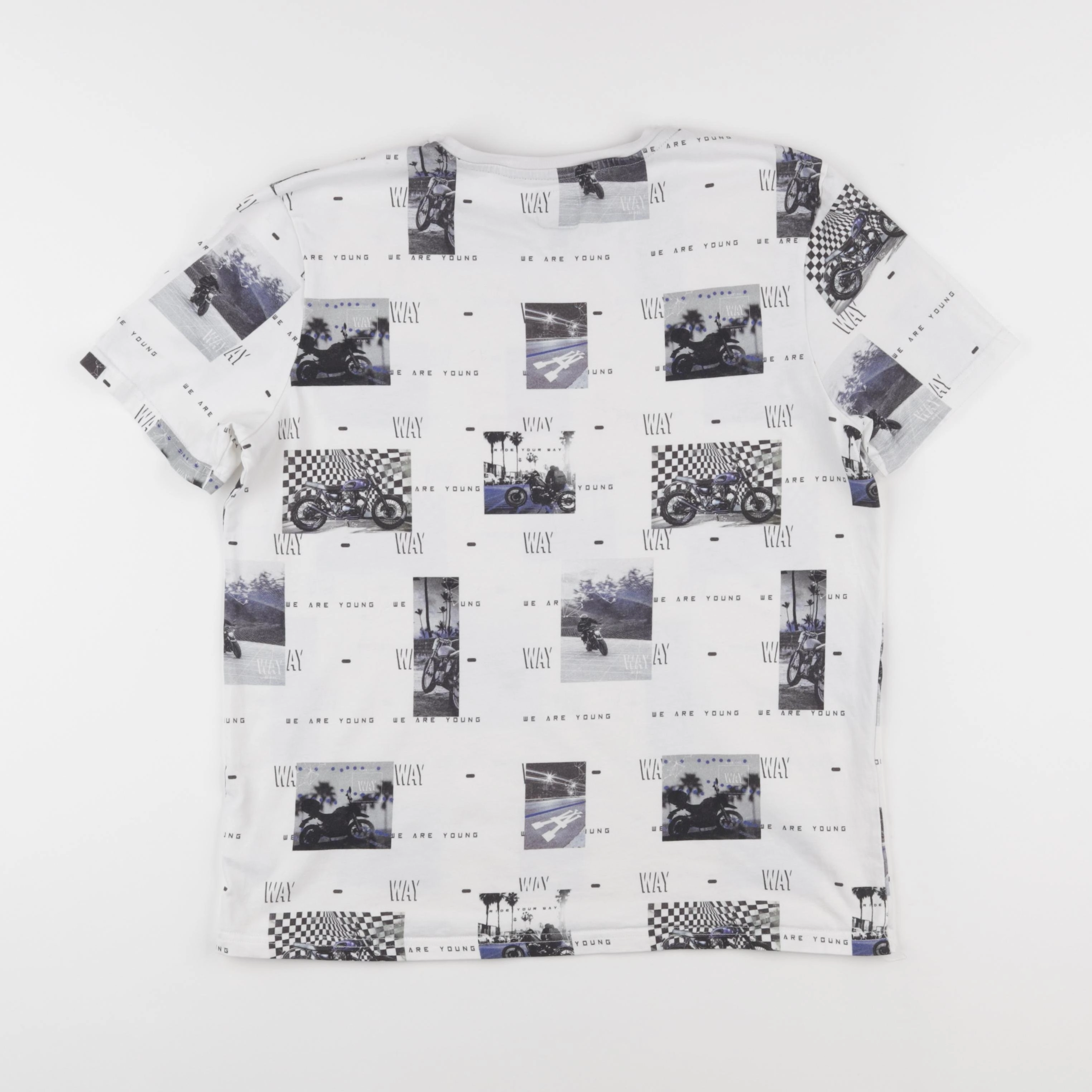 IKKS - tee-shirt blanc, noir - 16 ans