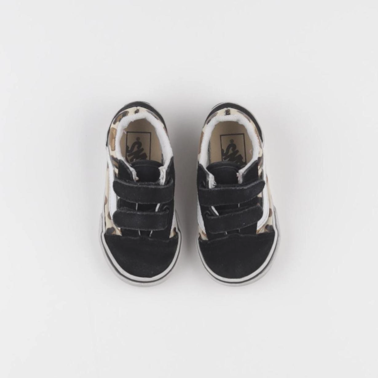 Vans - tennis à scratch/ lacets noir - pointure 22