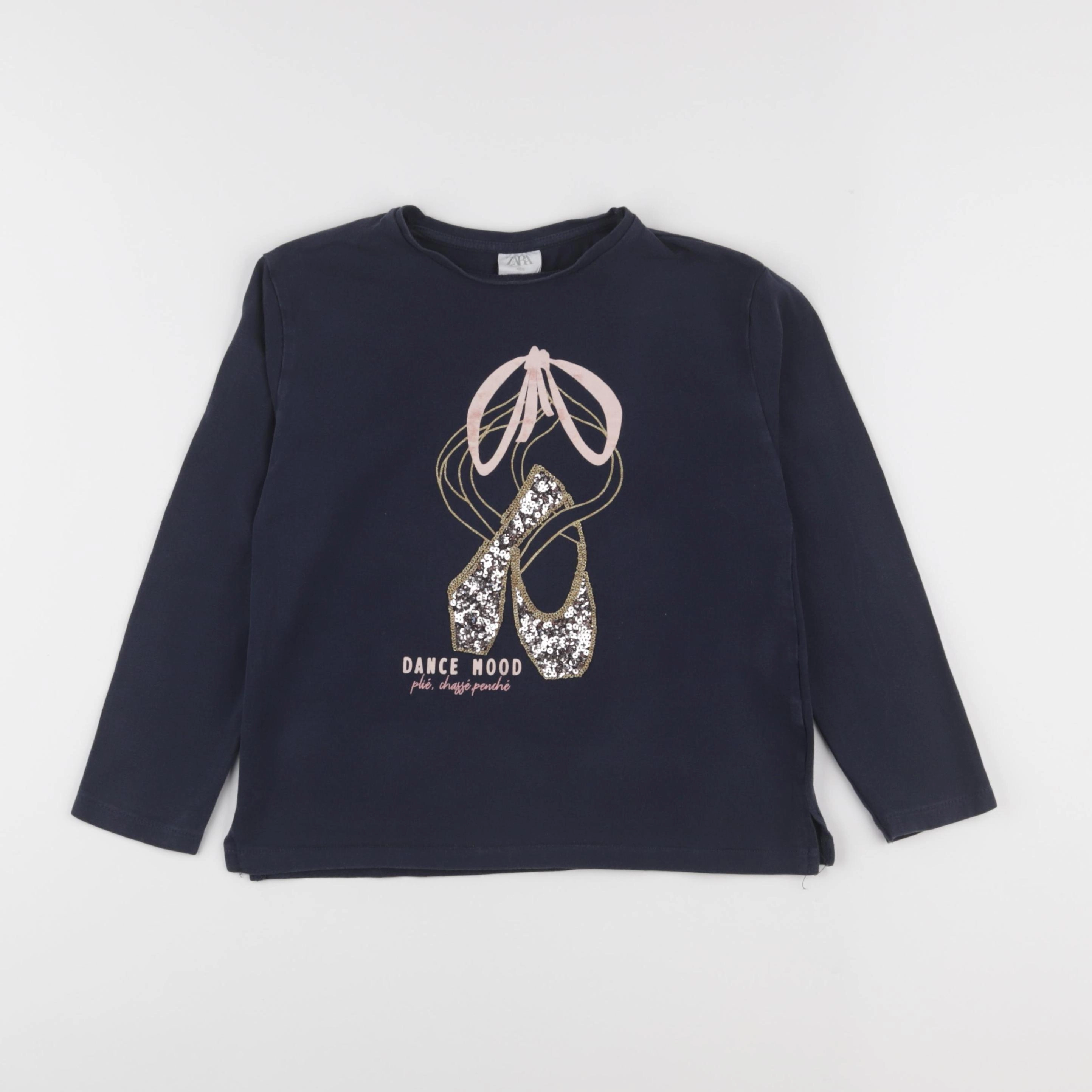 Zara - tee-shirt bleu - 8 ans