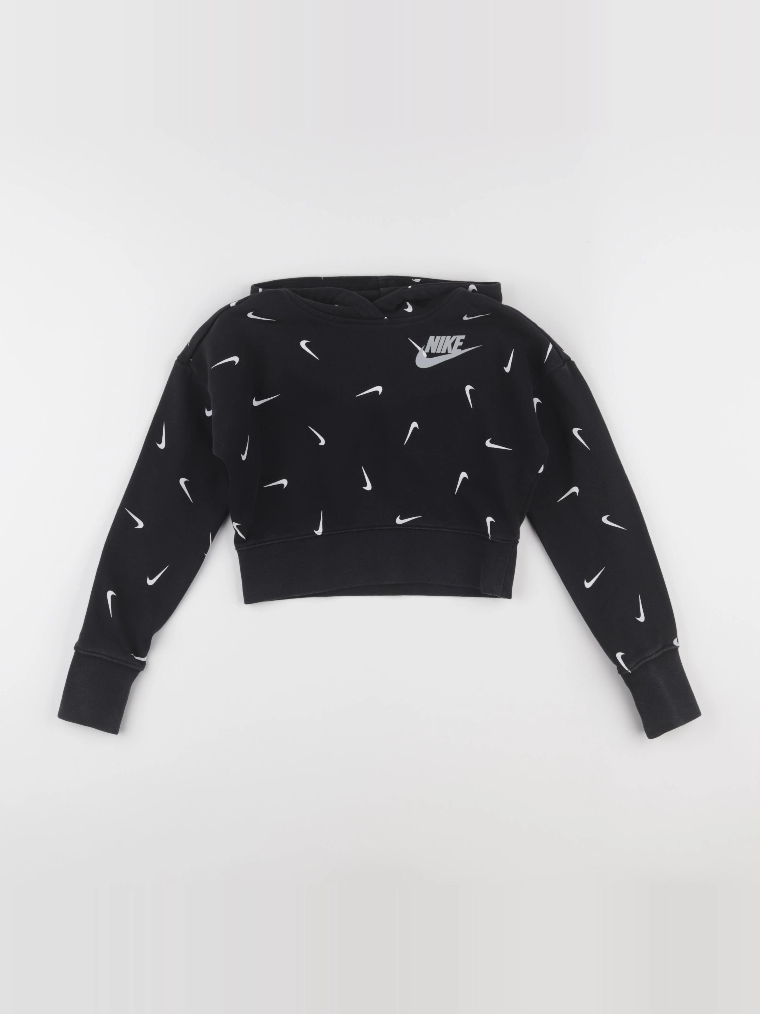 Nike - sweat noir - 8/9 ans