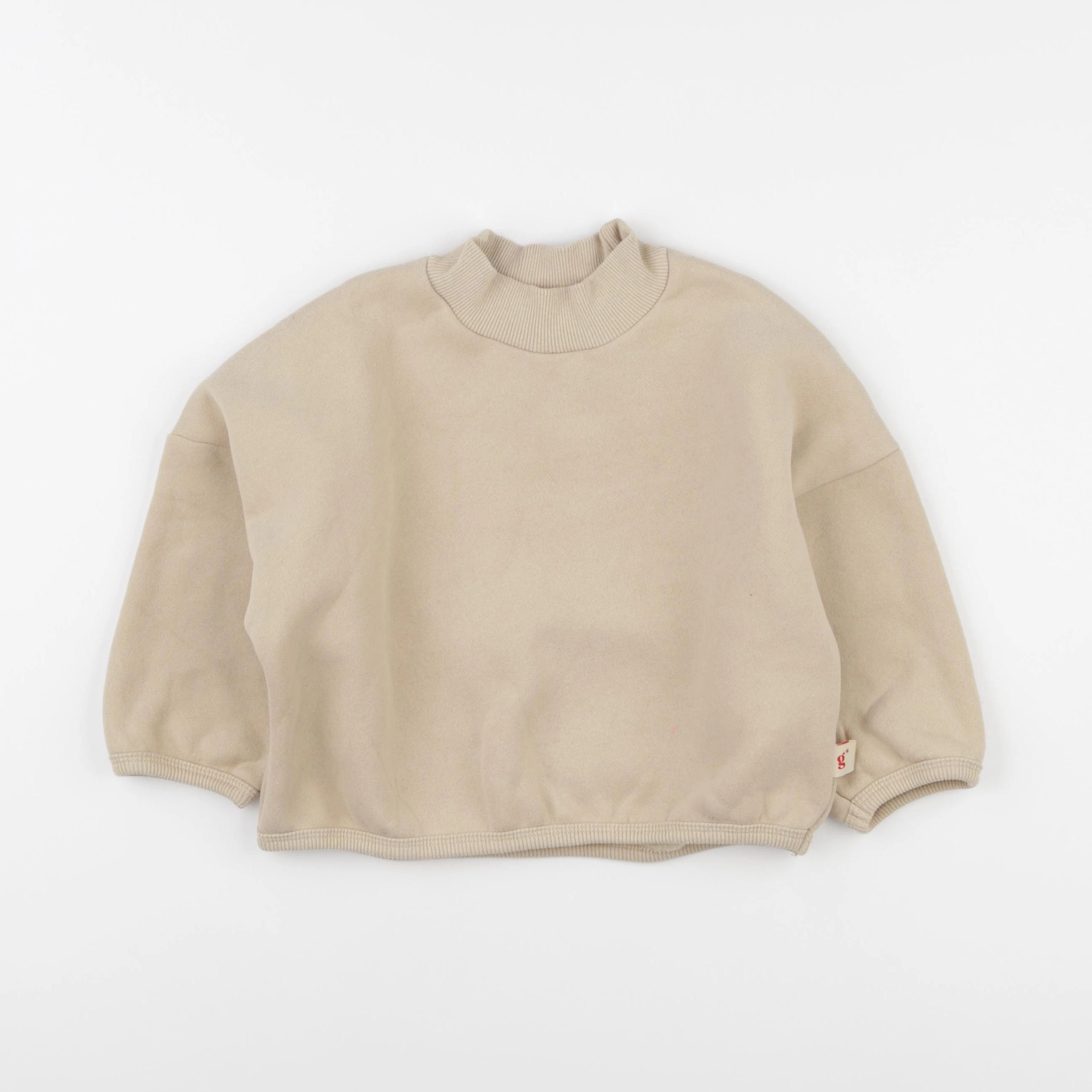 Gamin gamine - sweat beige - 2 ans