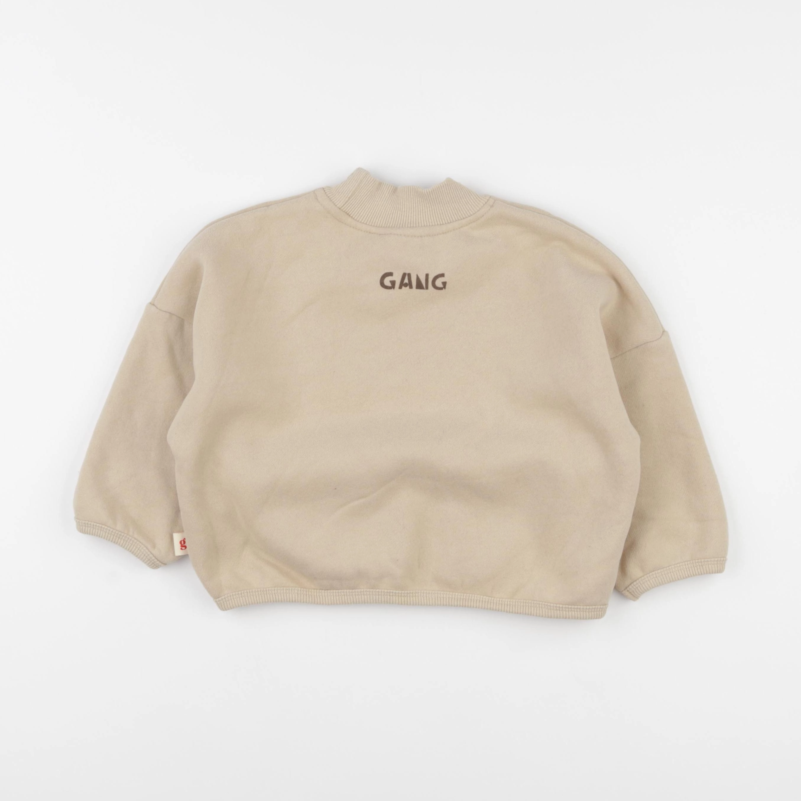 Gamin gamine - sweat beige - 2 ans