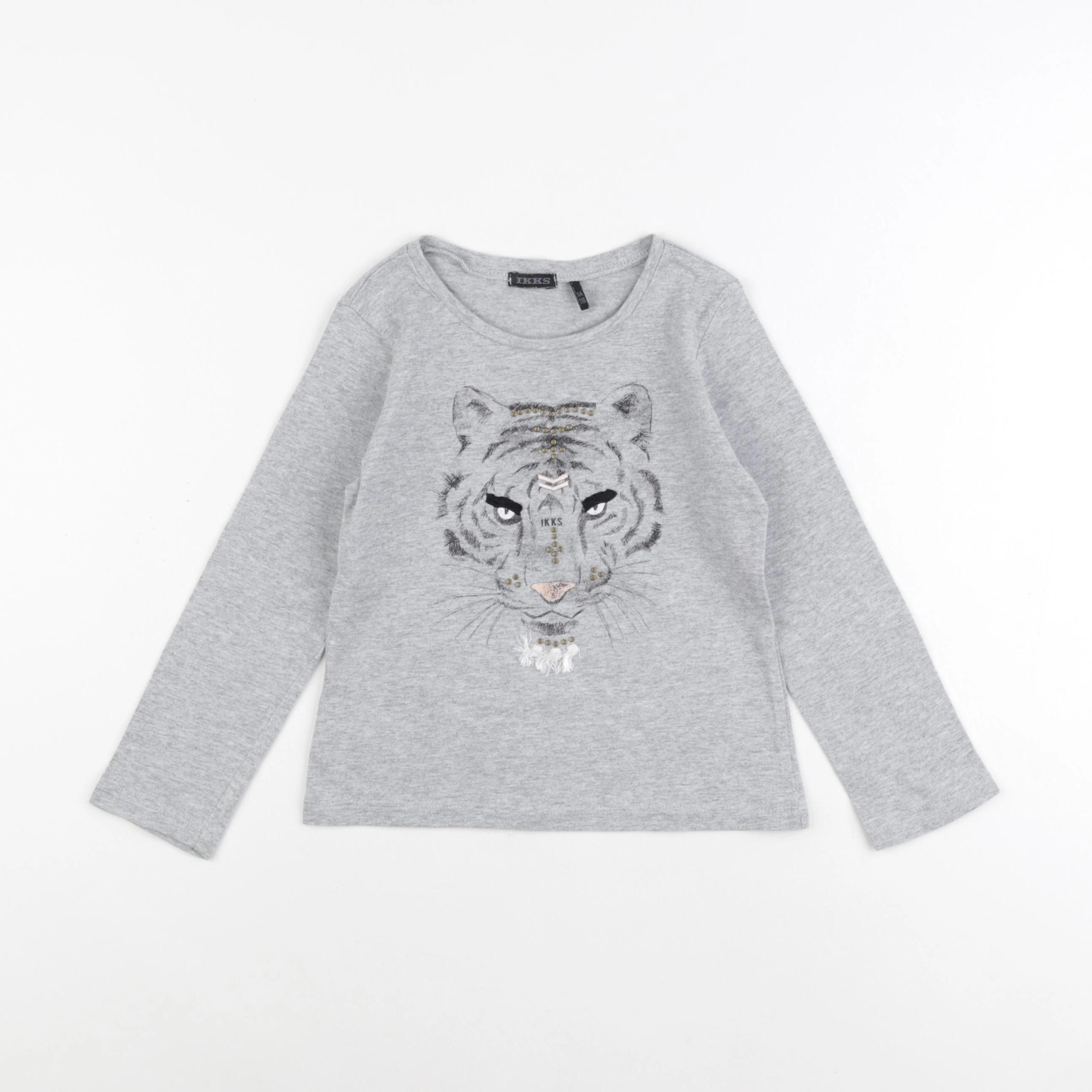 IKKS - tee-shirt gris - 5 ans