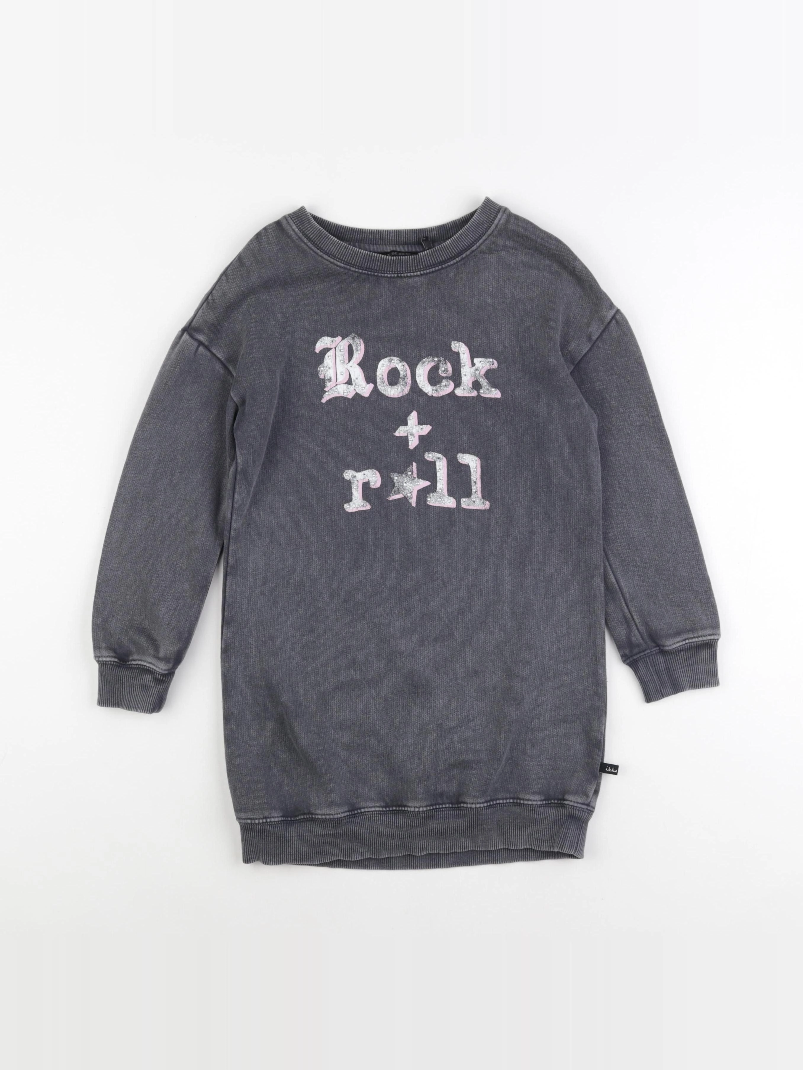 IKKS - robe gris - 6 ans