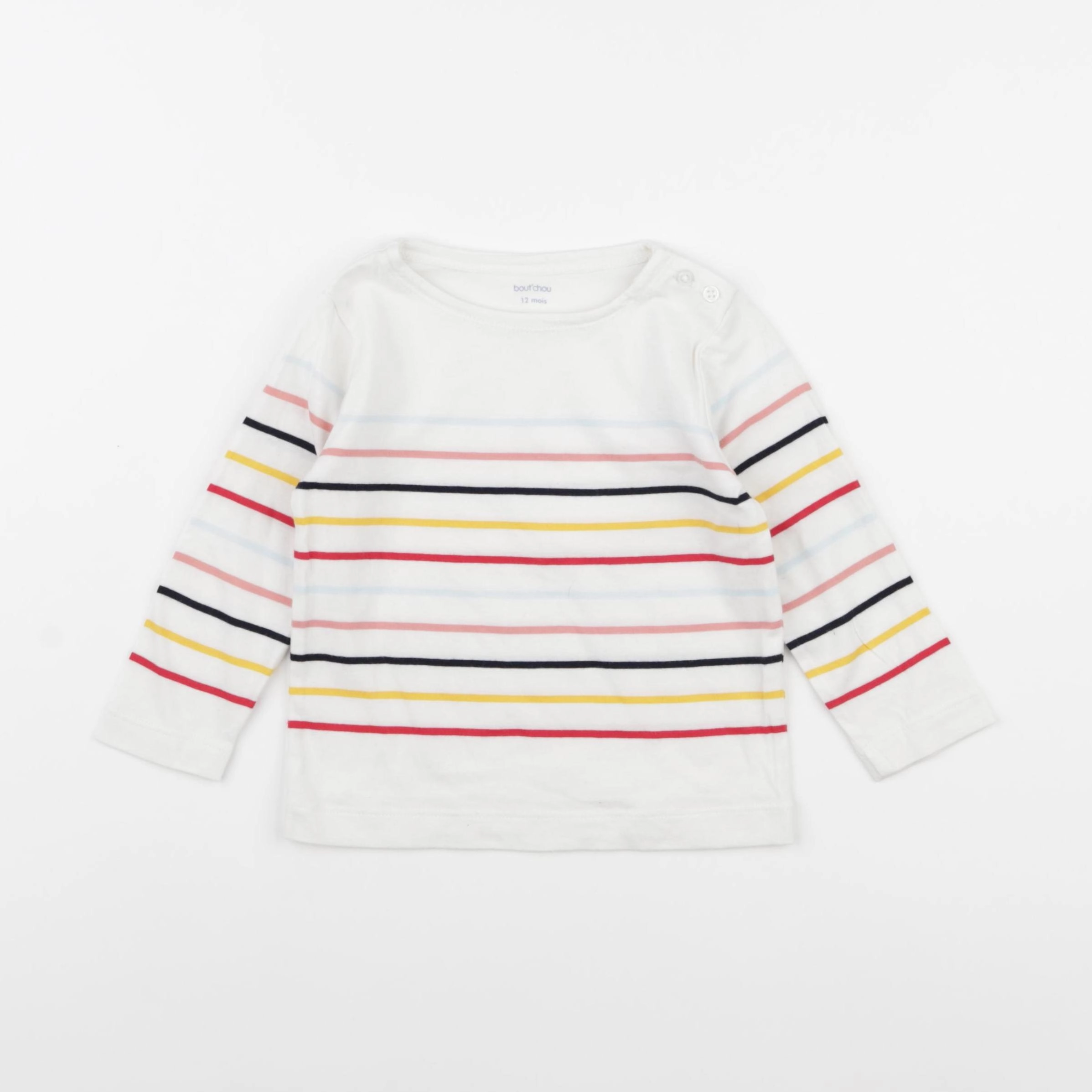 Boutchou - tee-shirt blanc - 12 mois