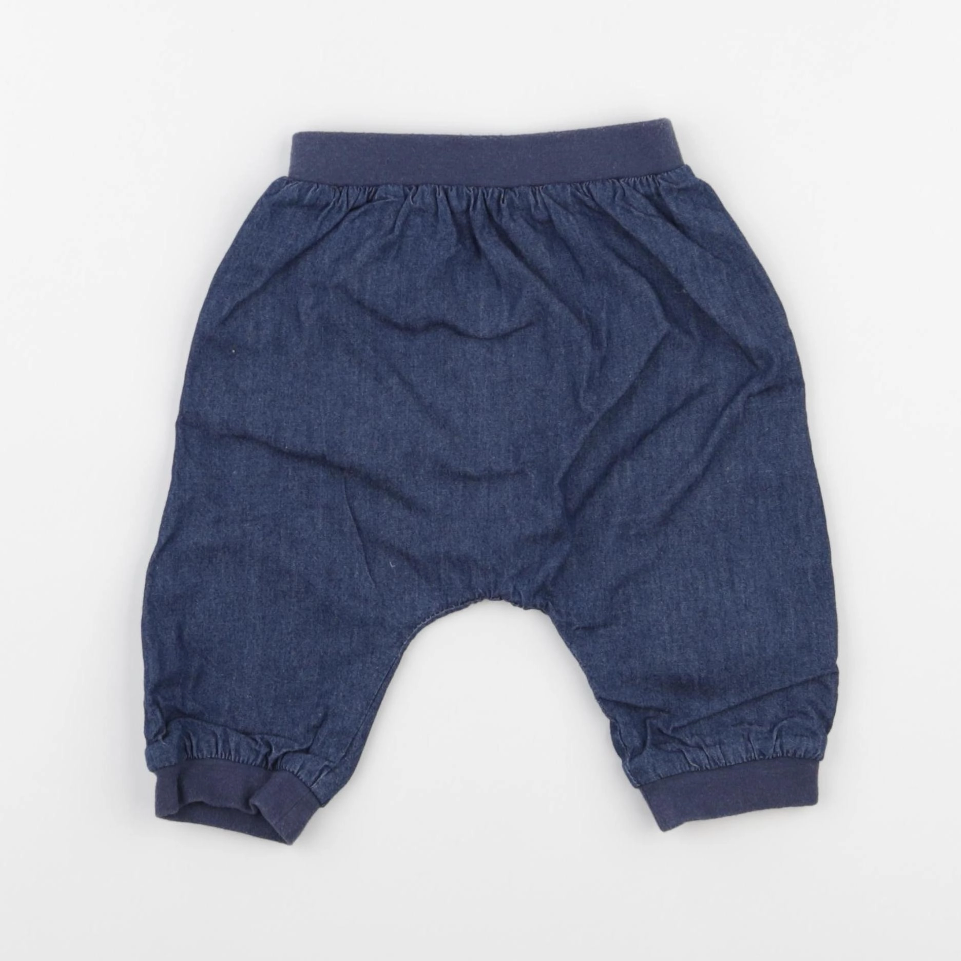 Boutchou - sarouel doublé bleu - 6 mois