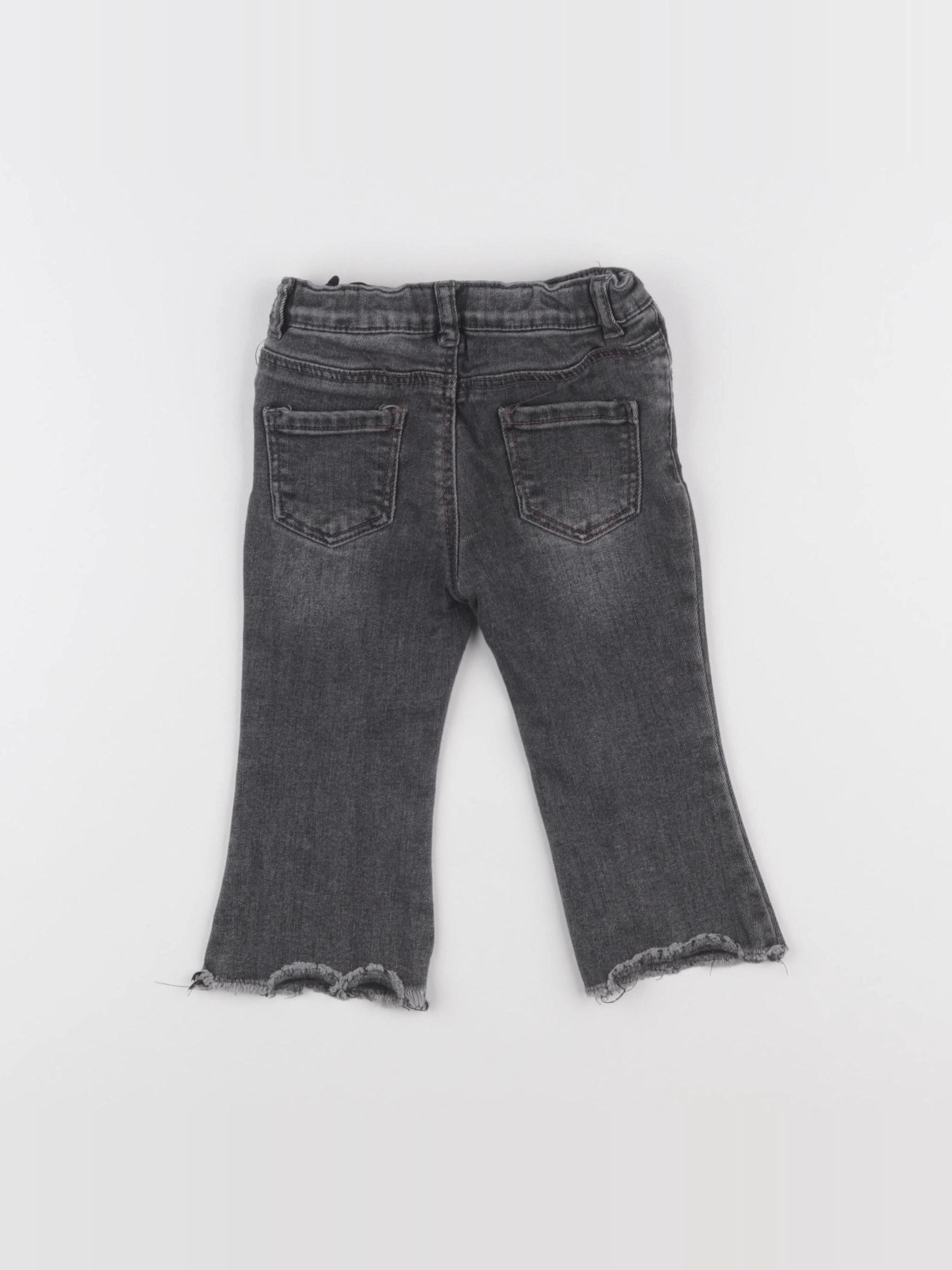 Zara - jean gris - 12/18 mois