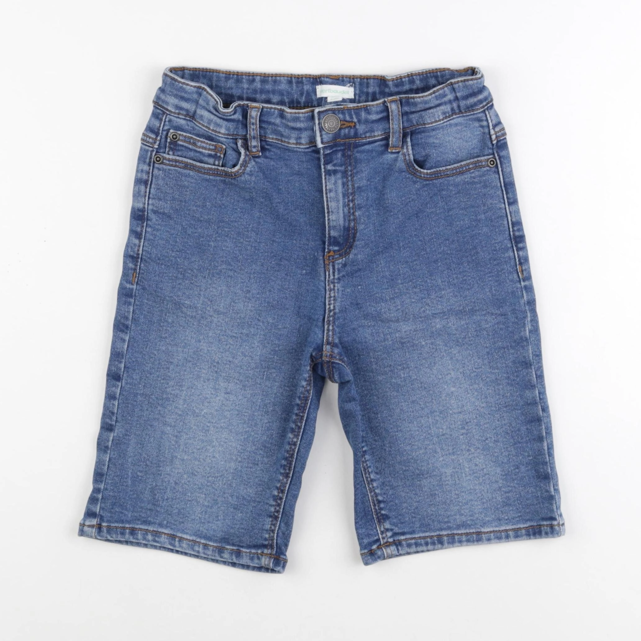 Vertbaudet - short bleu - 9 ans