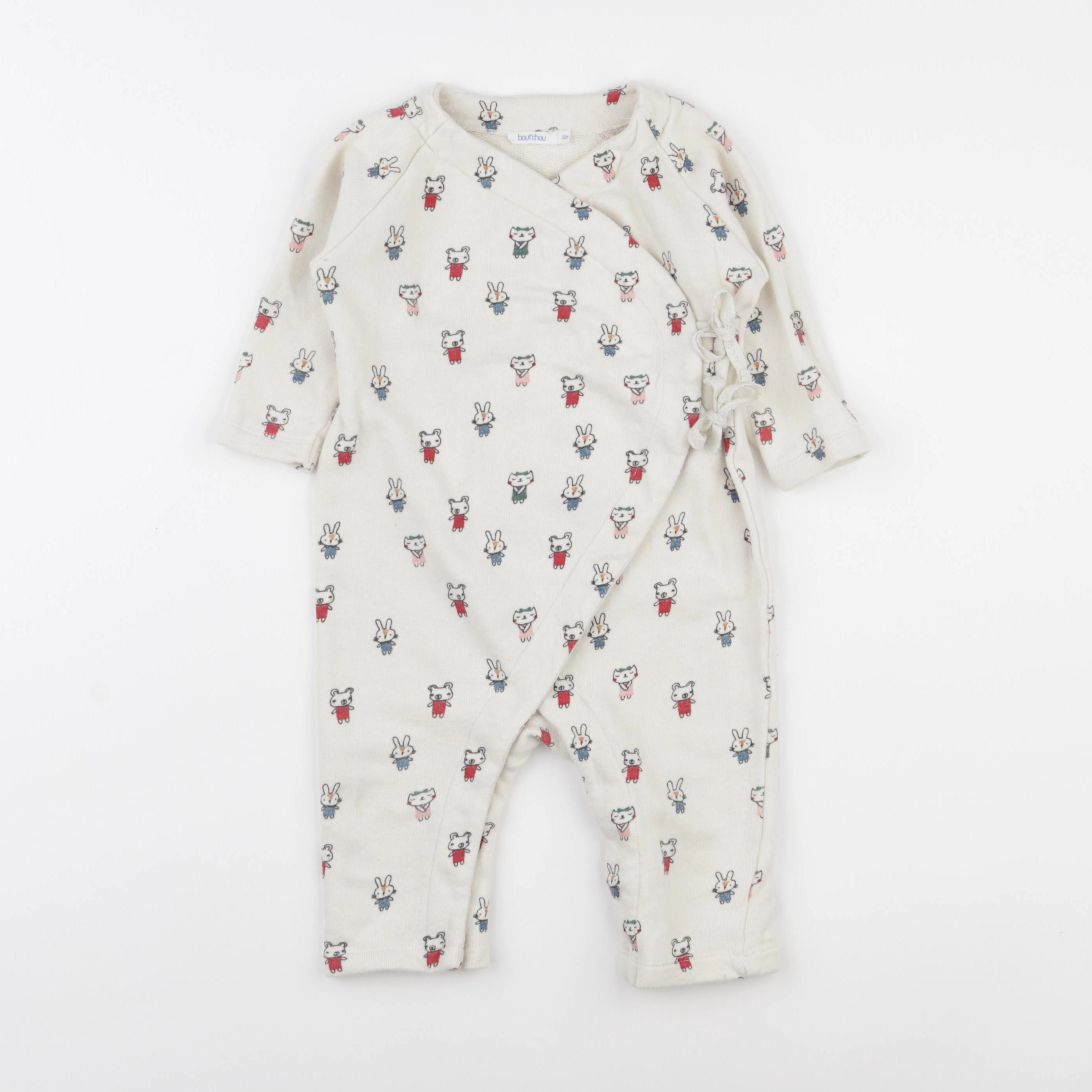 Boutchou - pyjama coton beige - 12 mois