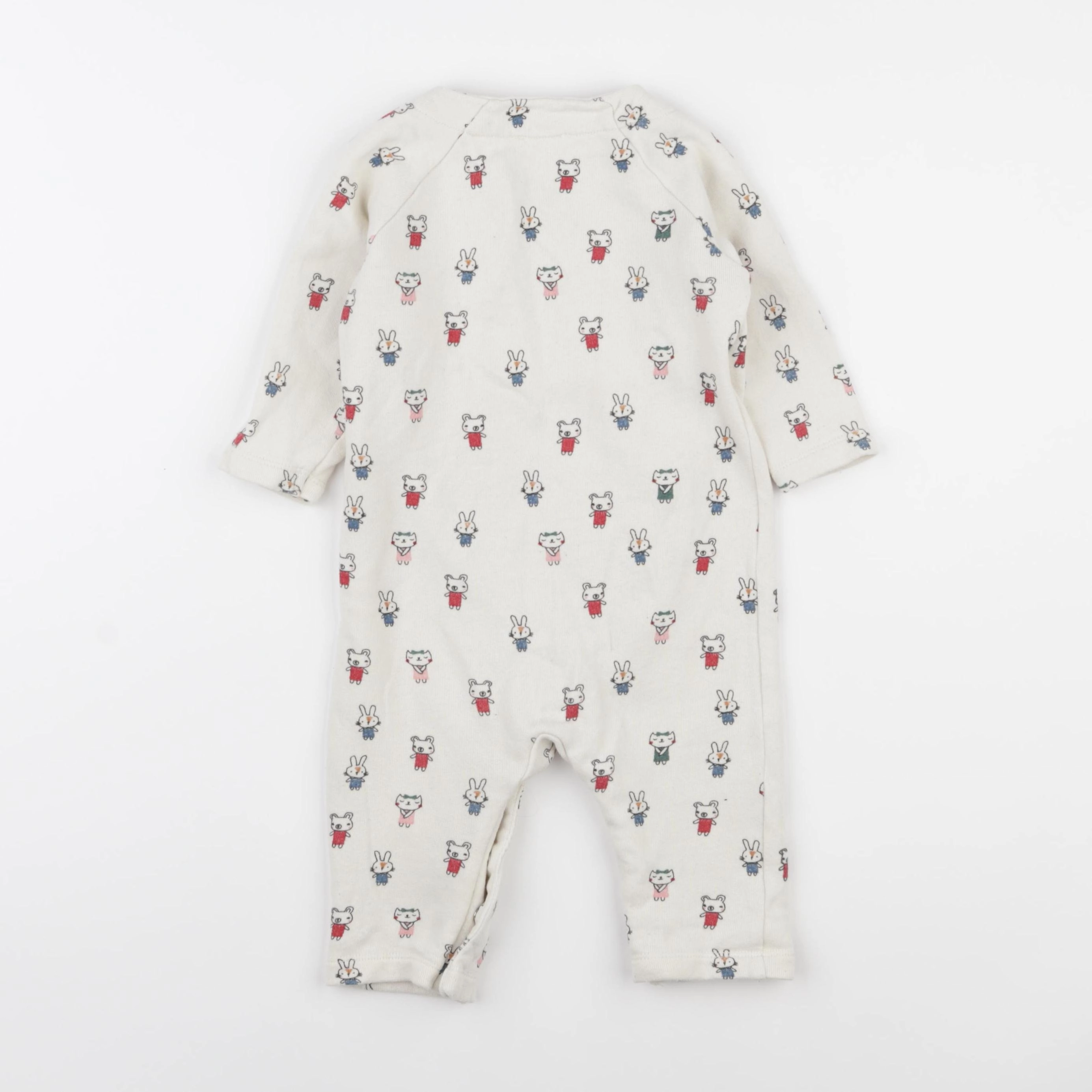 Boutchou - pyjama coton beige - 12 mois