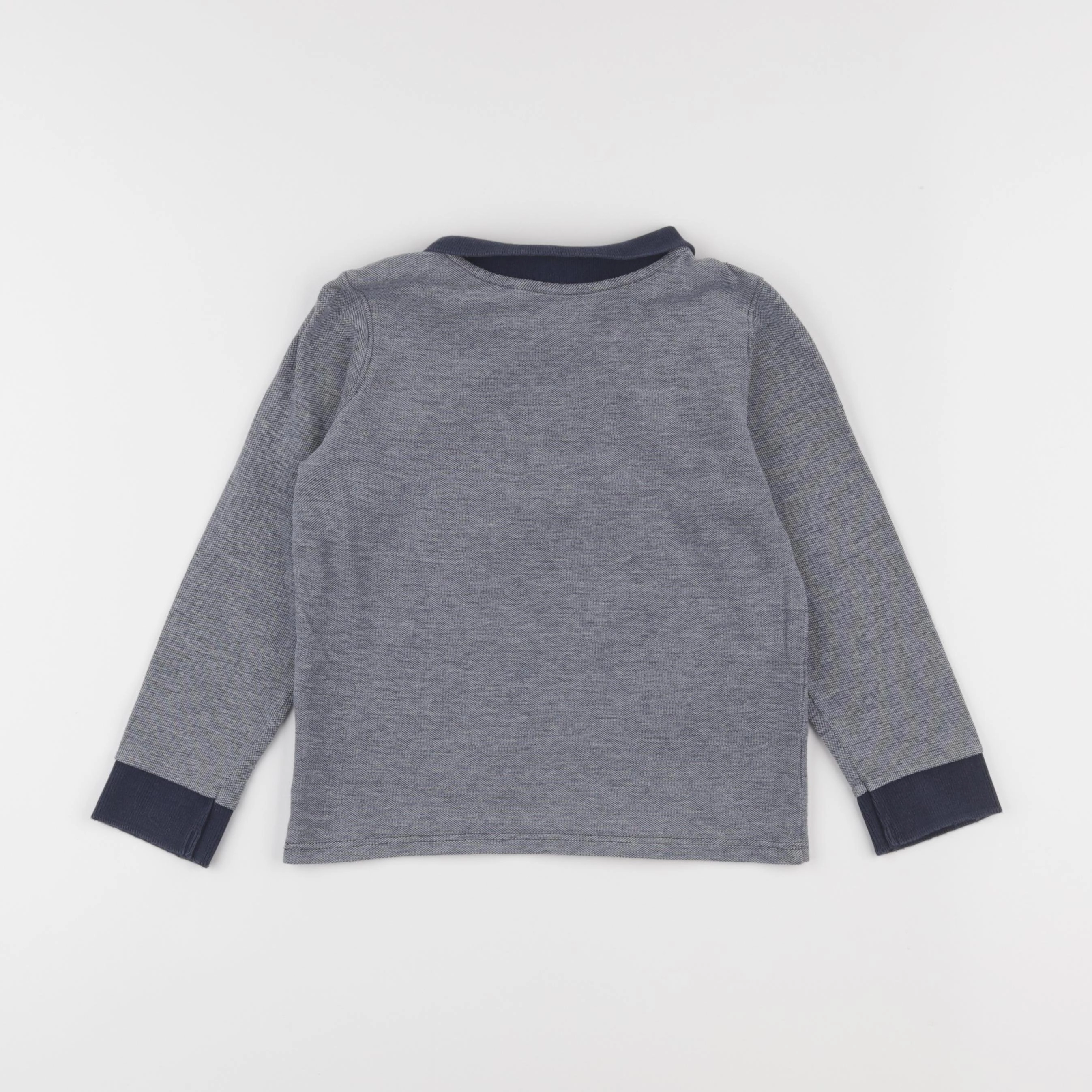 Okaidi - polo bleu - 5 ans