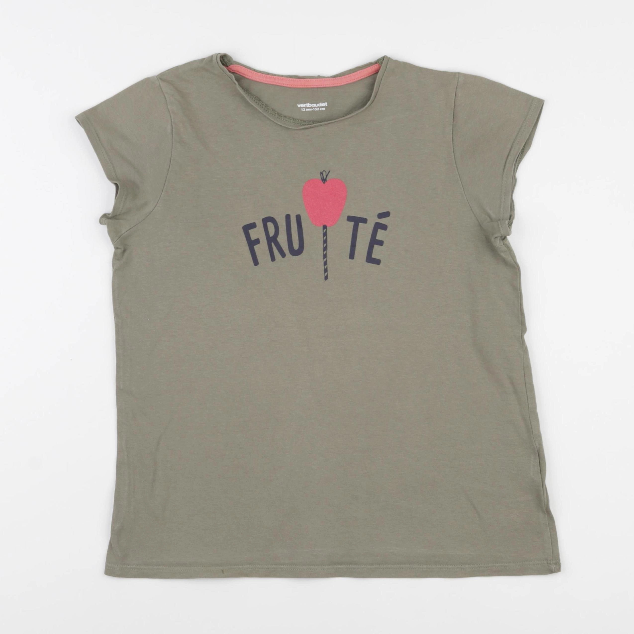 Vertbaudet - tee-shirt vert - 12 ans