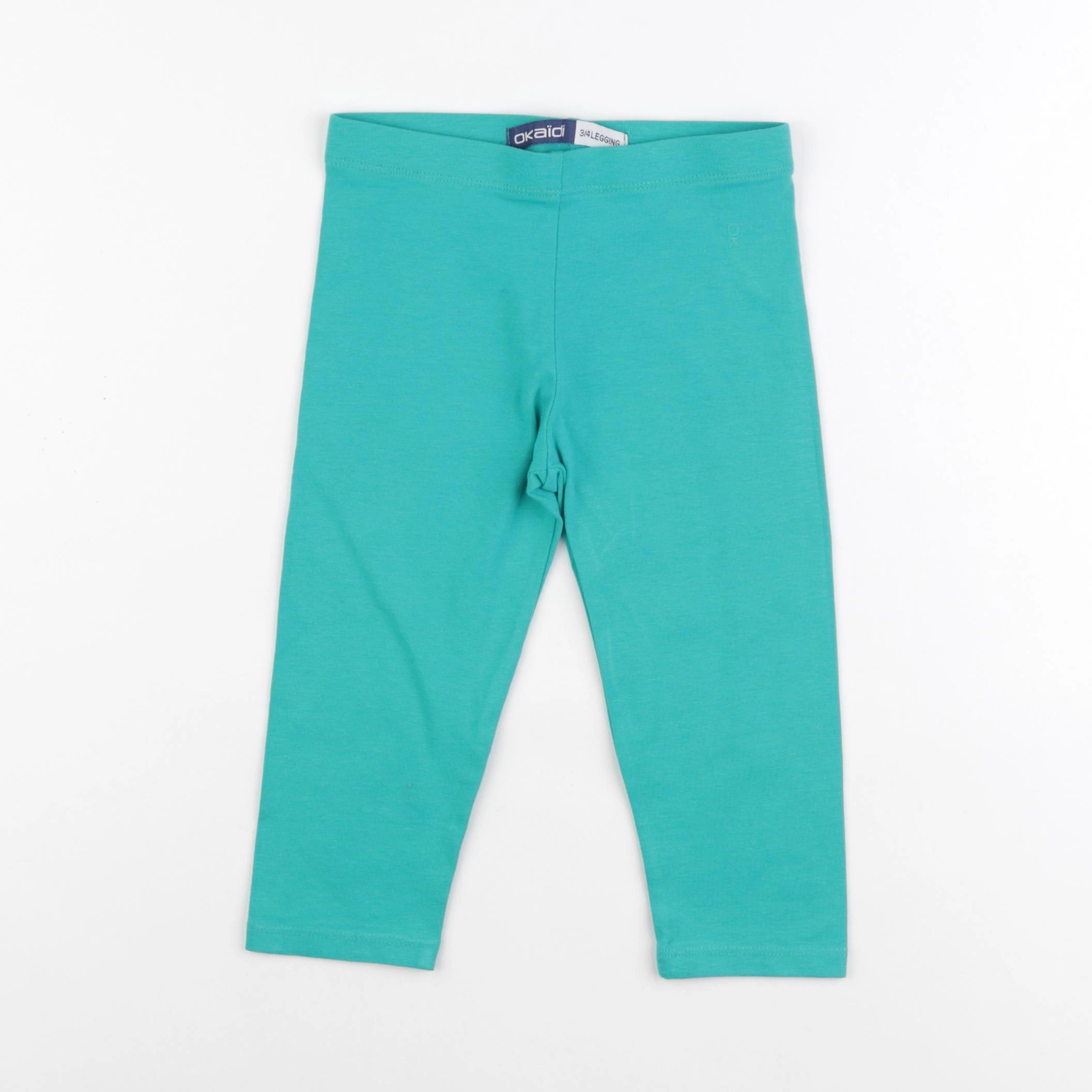 Okaidi - legging court vert - 6 ans