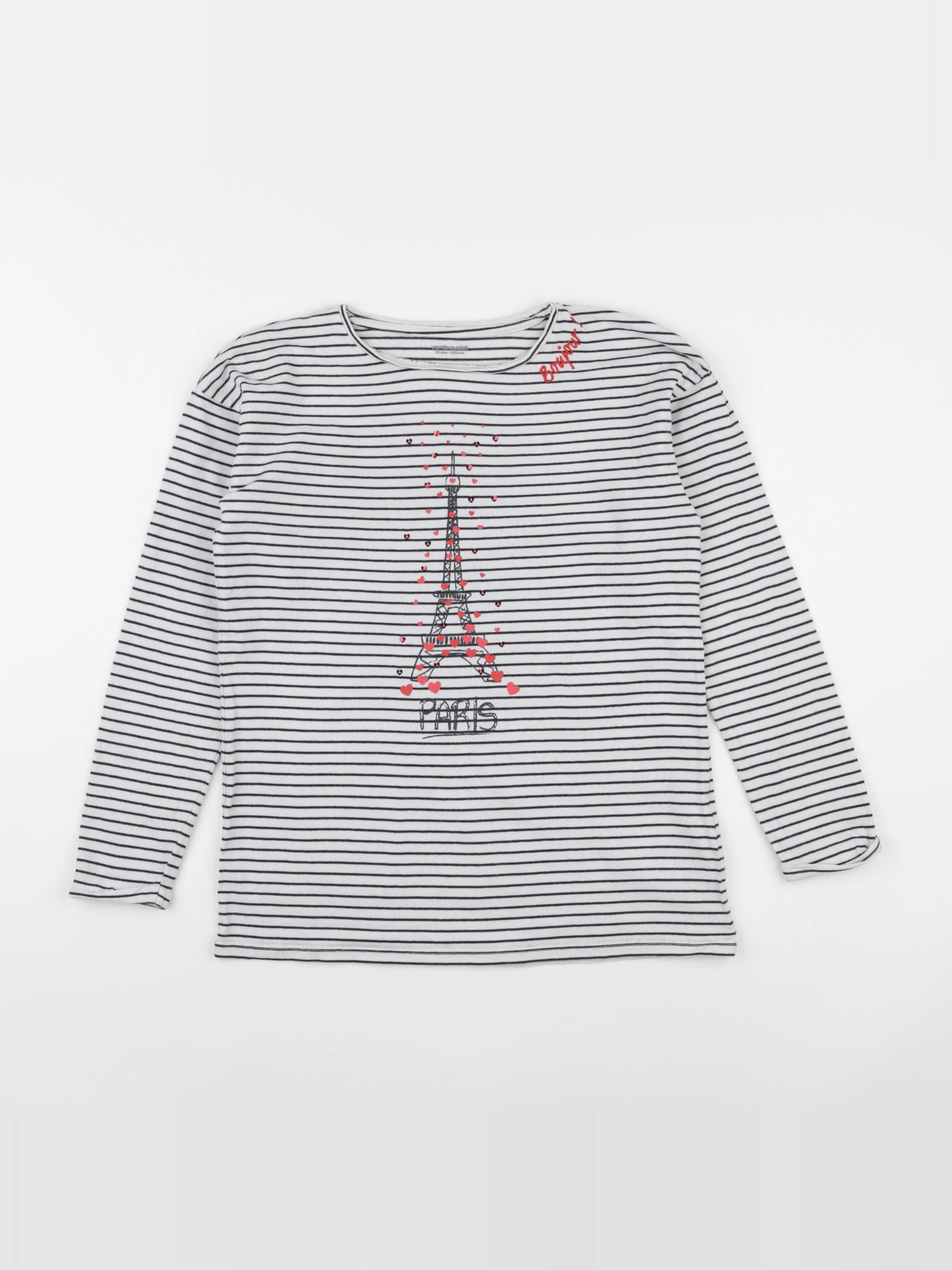 Vertbaudet - tee-shirt bleu - 12 ans