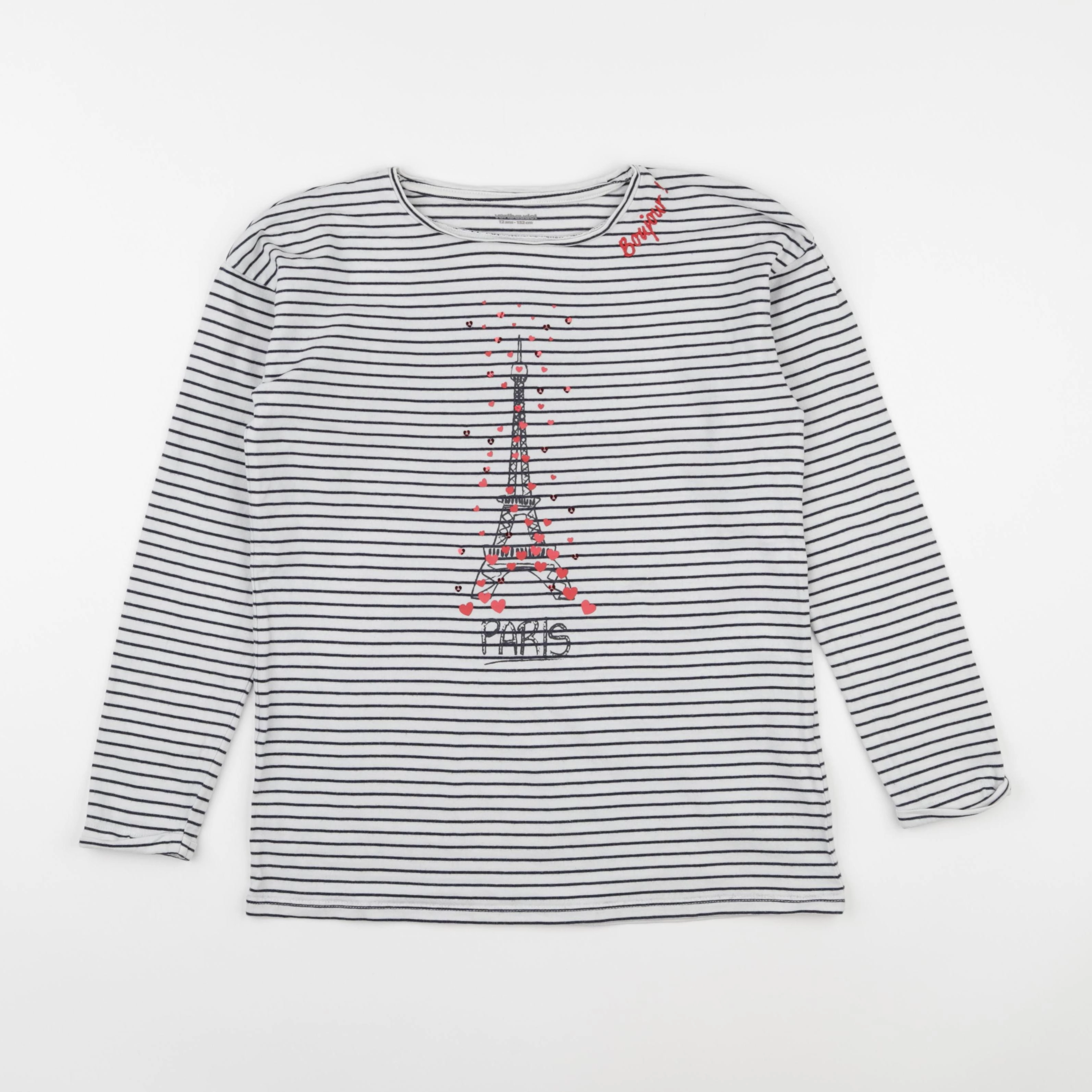 Vertbaudet - tee-shirt bleu - 12 ans