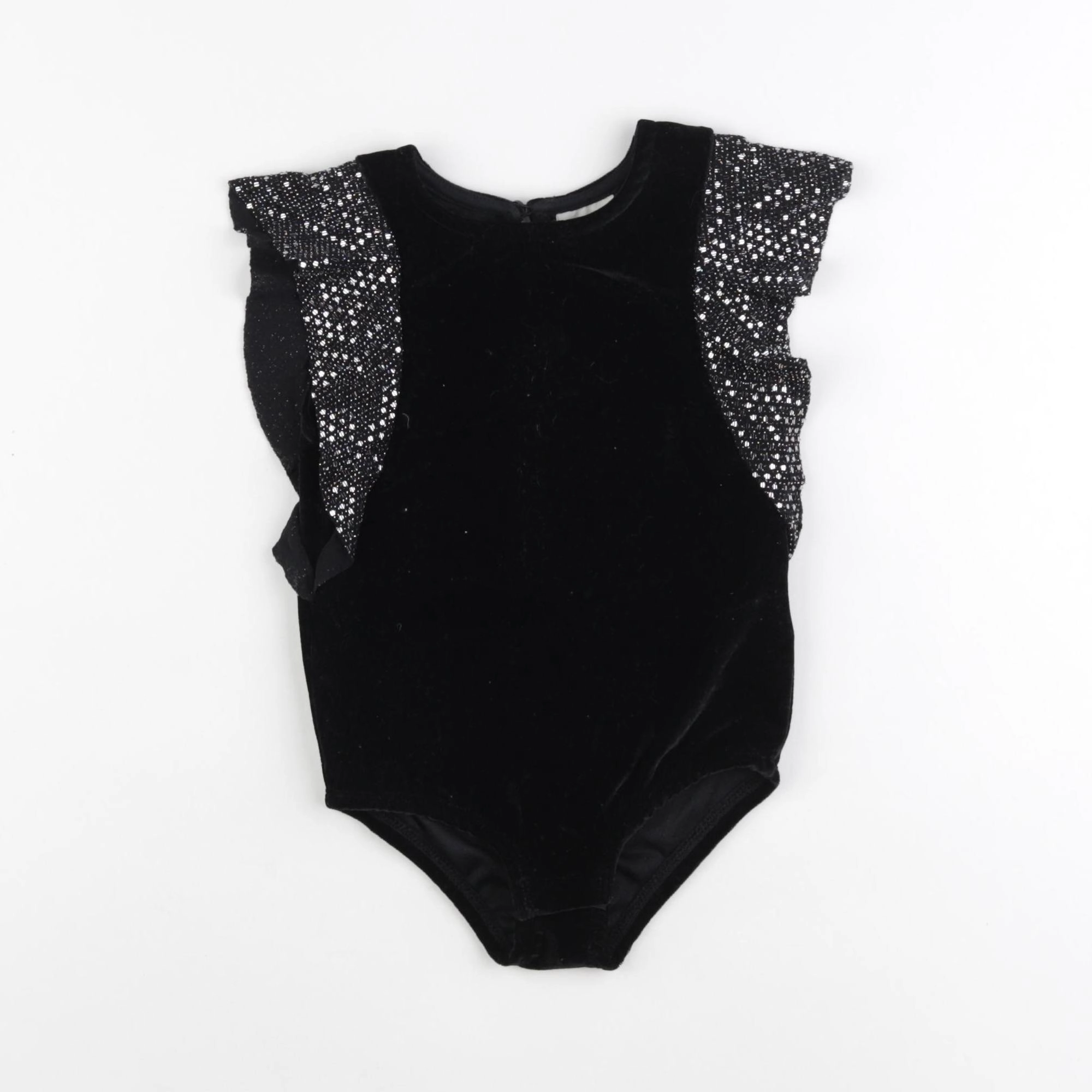 Zara - body blouse noir - 6 ans