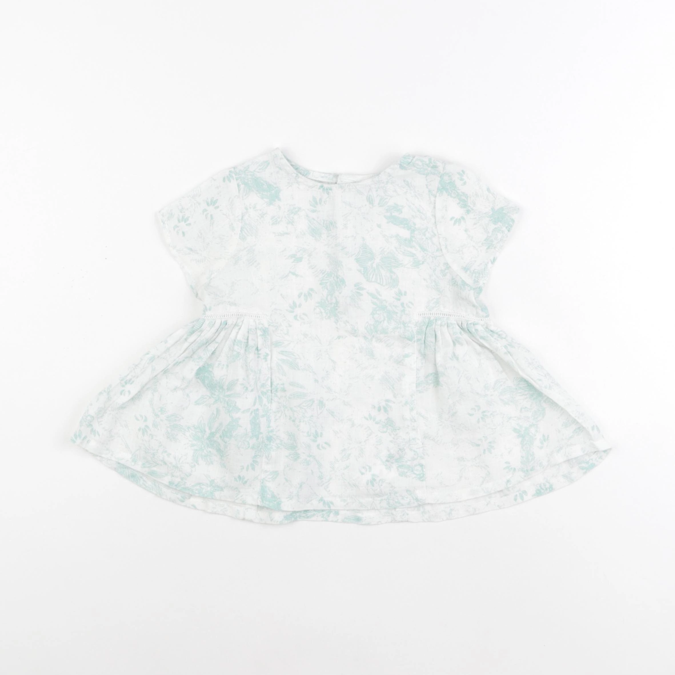 Boutchou - blouse vert - 18 mois