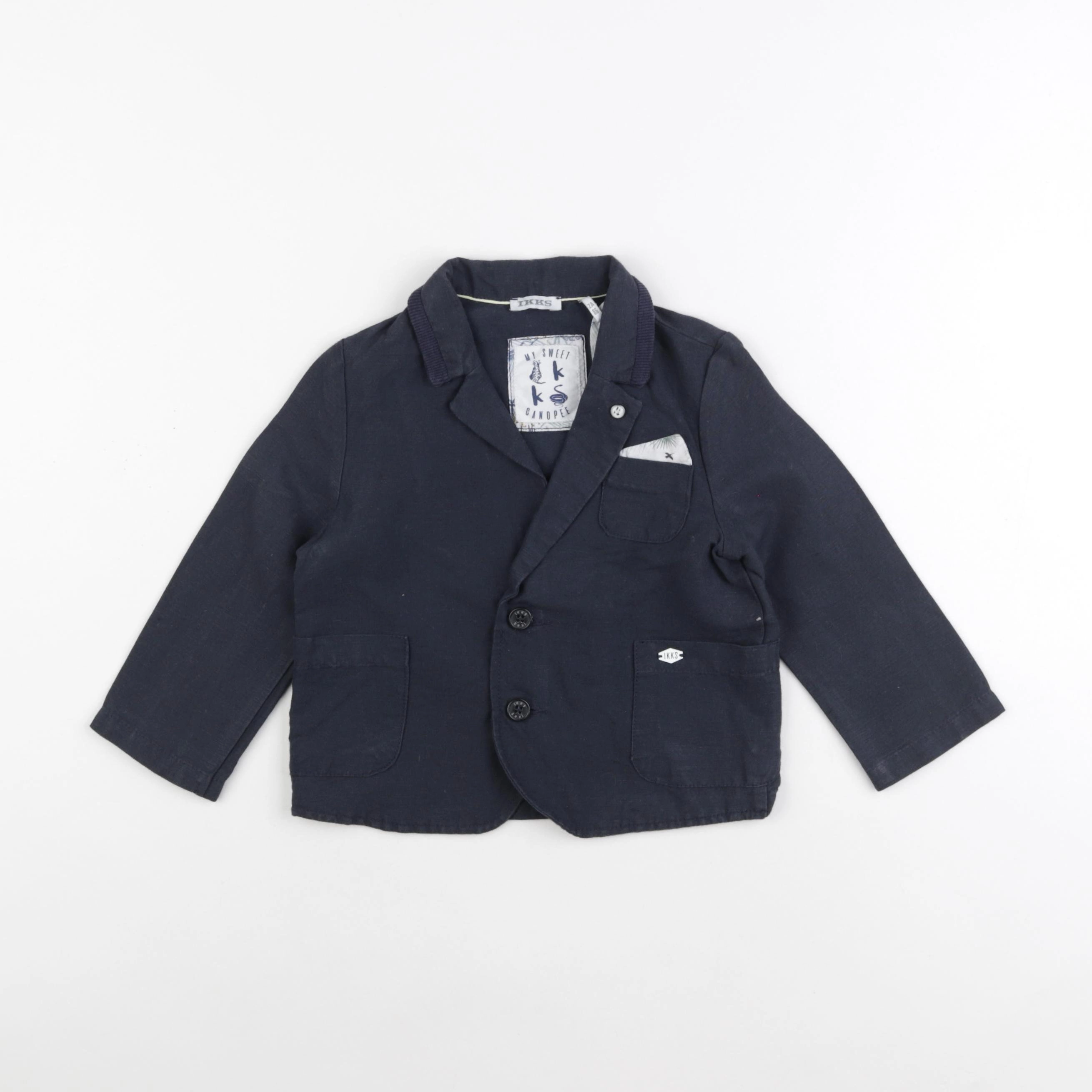 IKKS - veste noir - 2 ans