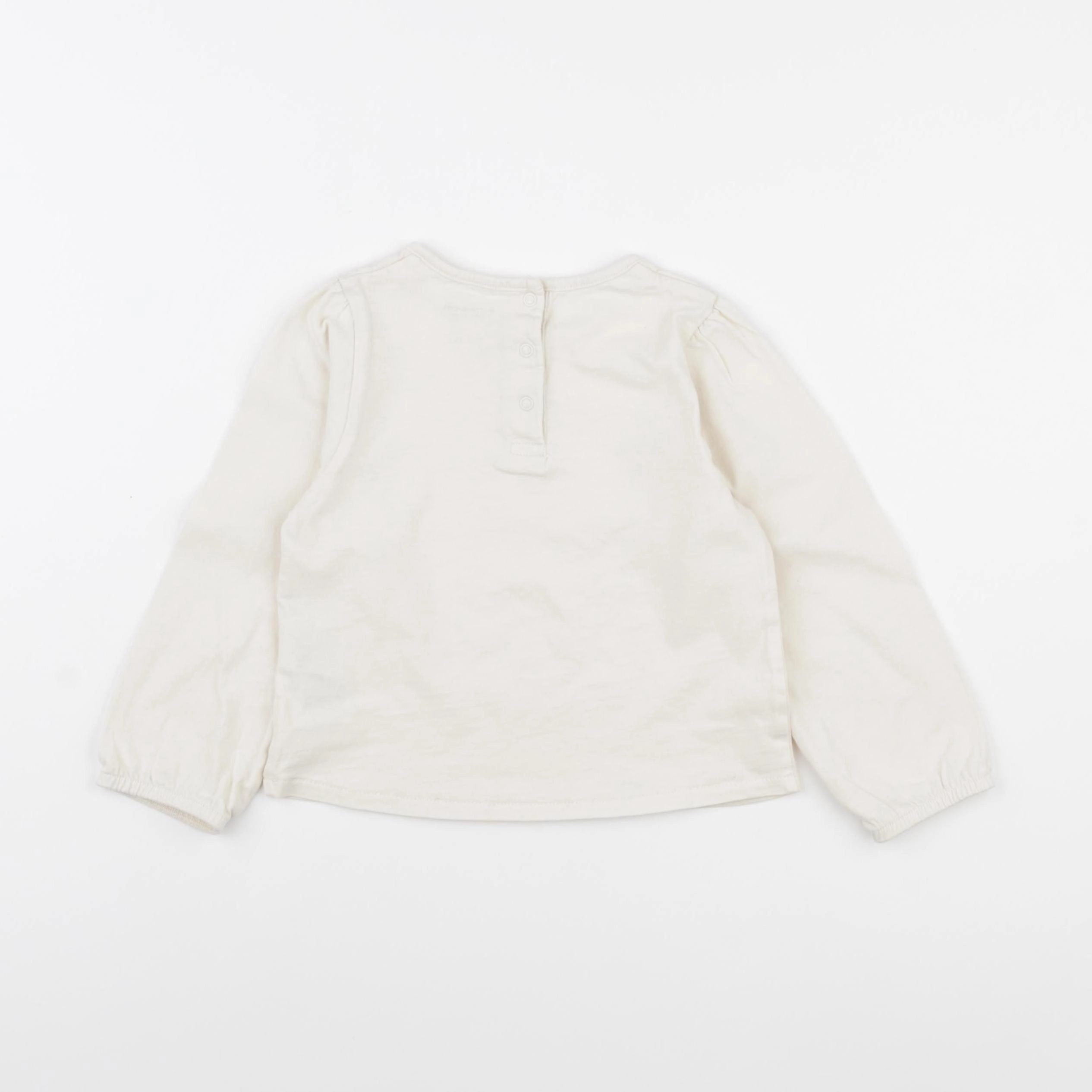 Vertbaudet - tee-shirt beige - 3 ans