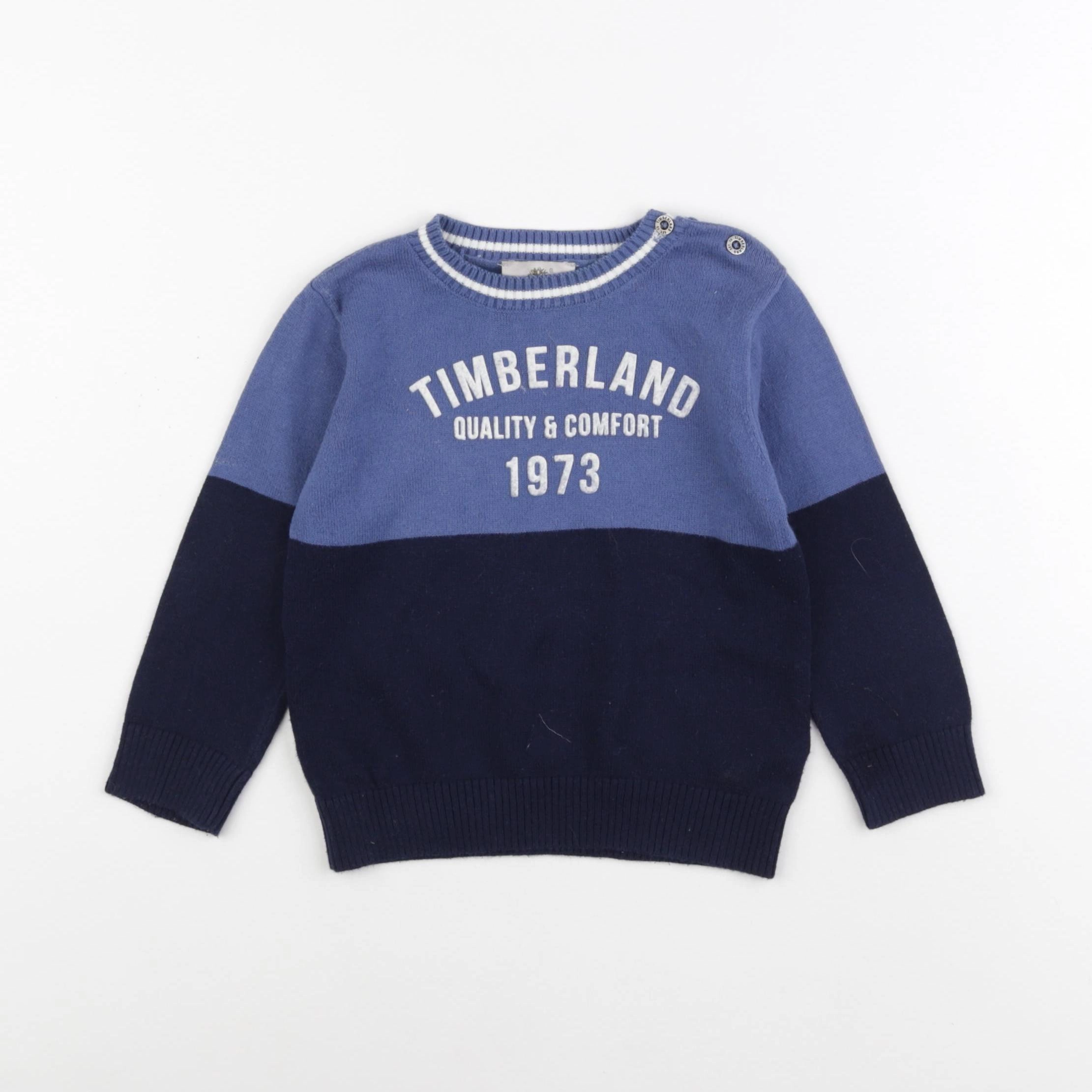 Timberland - pull bleu - 2 ans