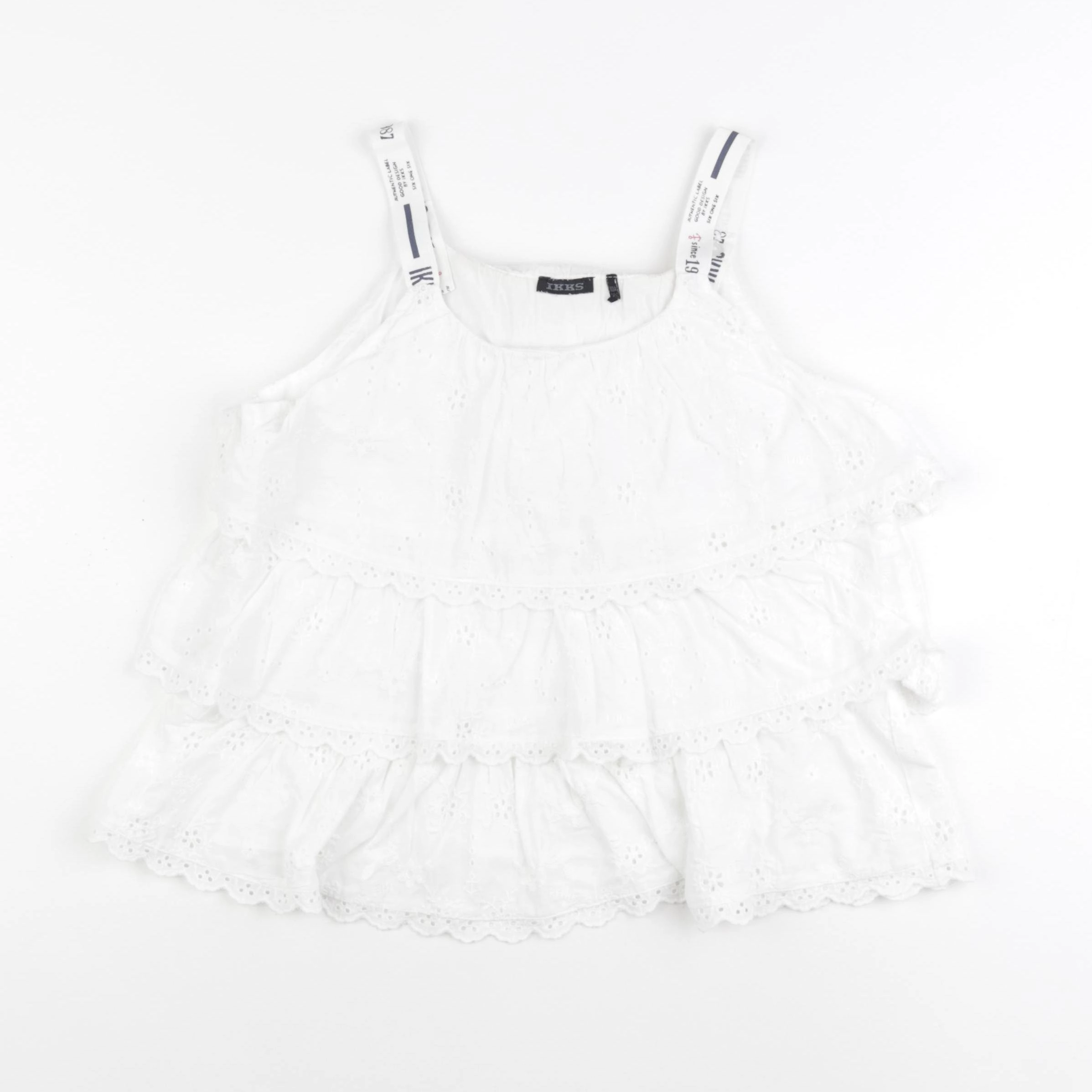 IKKS - blouse blanc - 10 ans