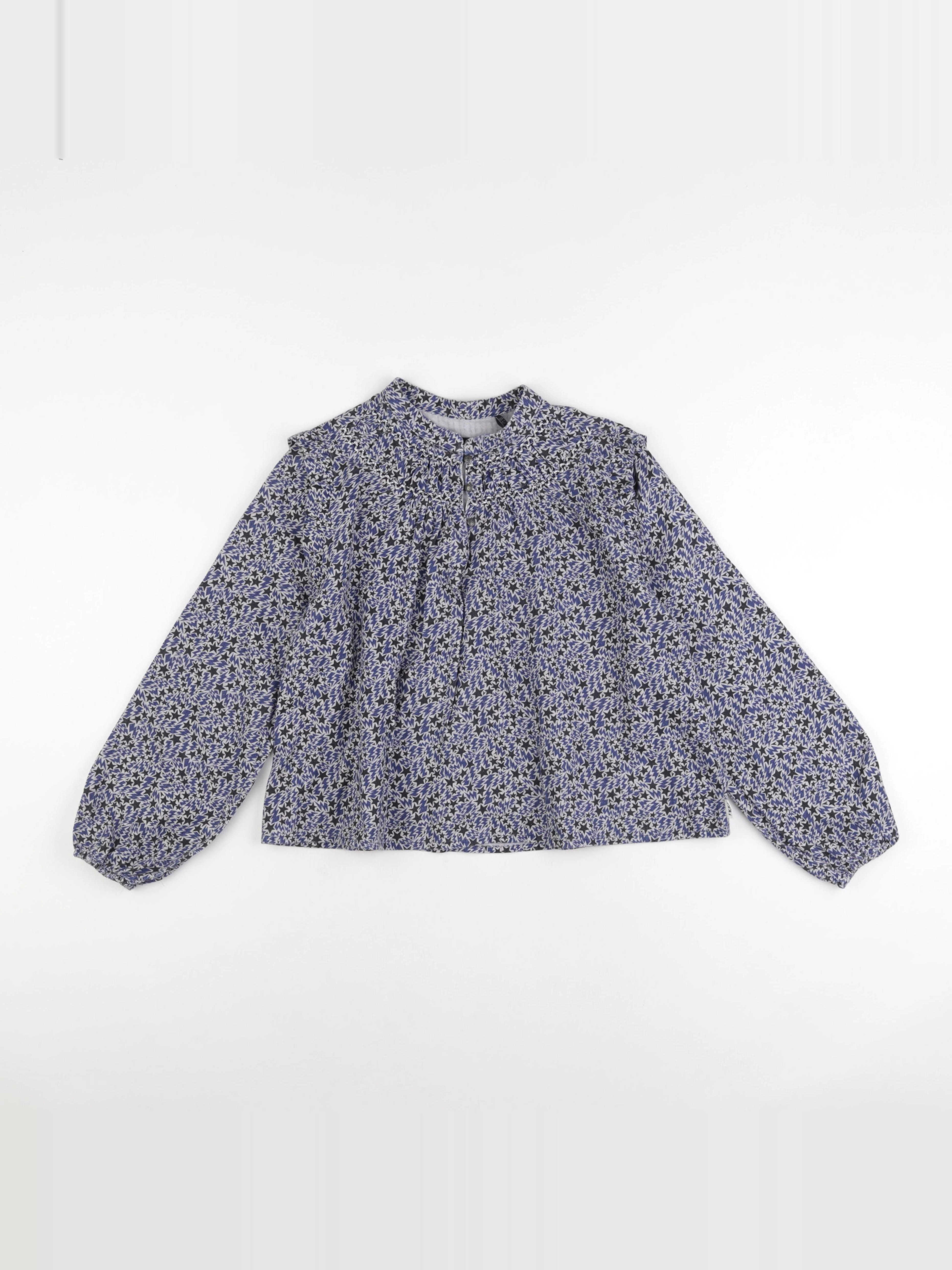 IKKS - blouse bleu, noir - 12 ans