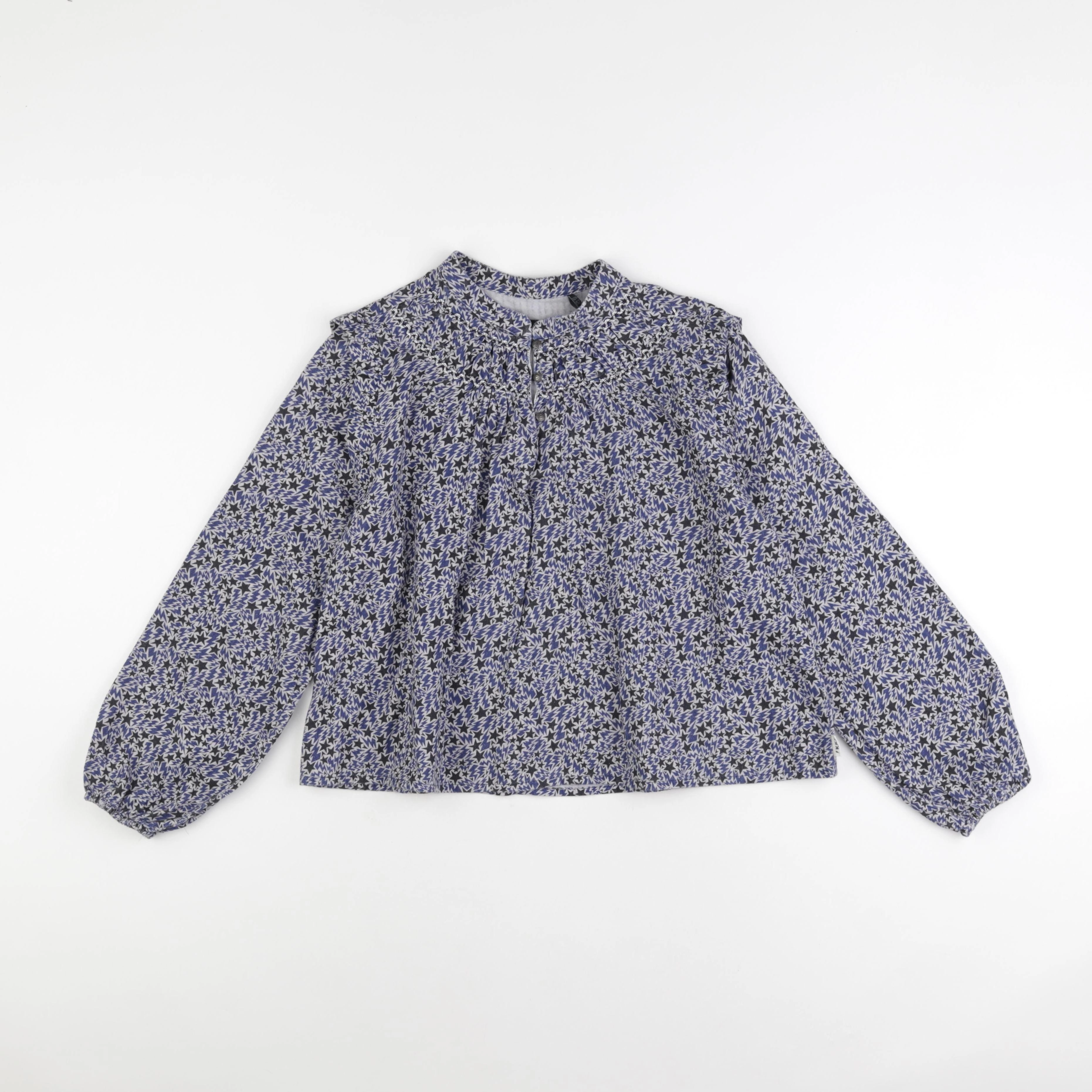 IKKS - blouse bleu, noir - 12 ans