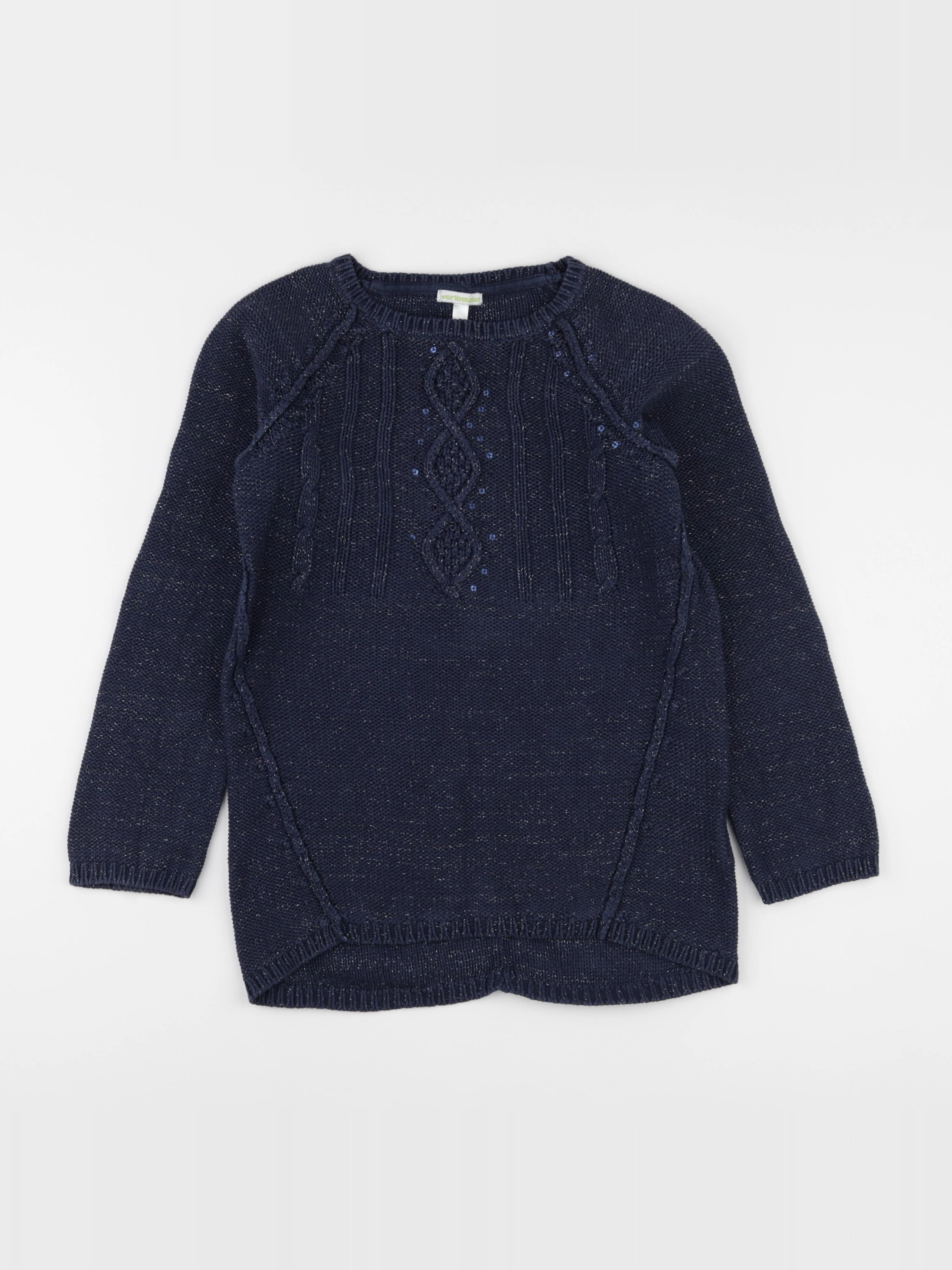 Vertbaudet - pull bleu - 12 ans