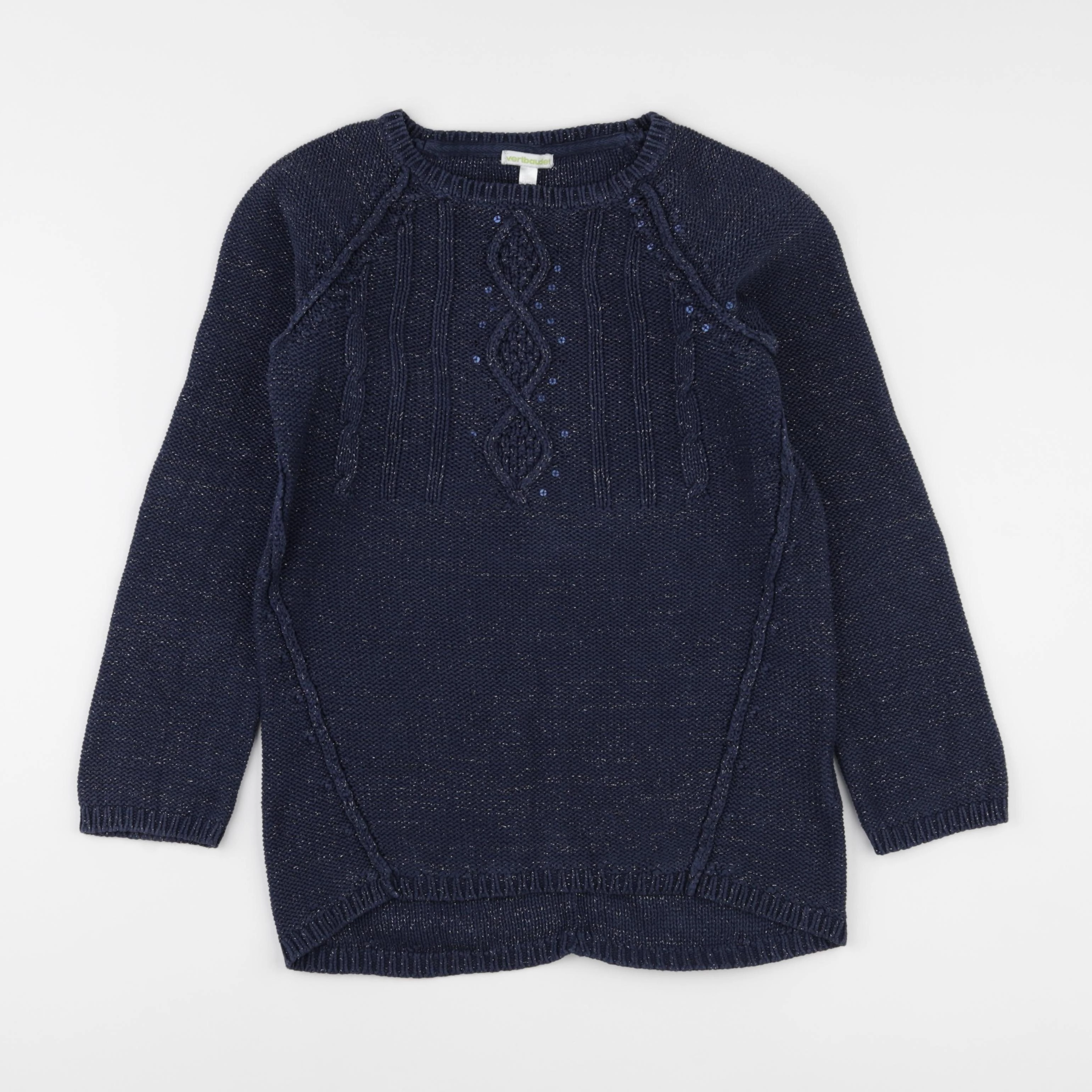 Vertbaudet - pull bleu - 12 ans