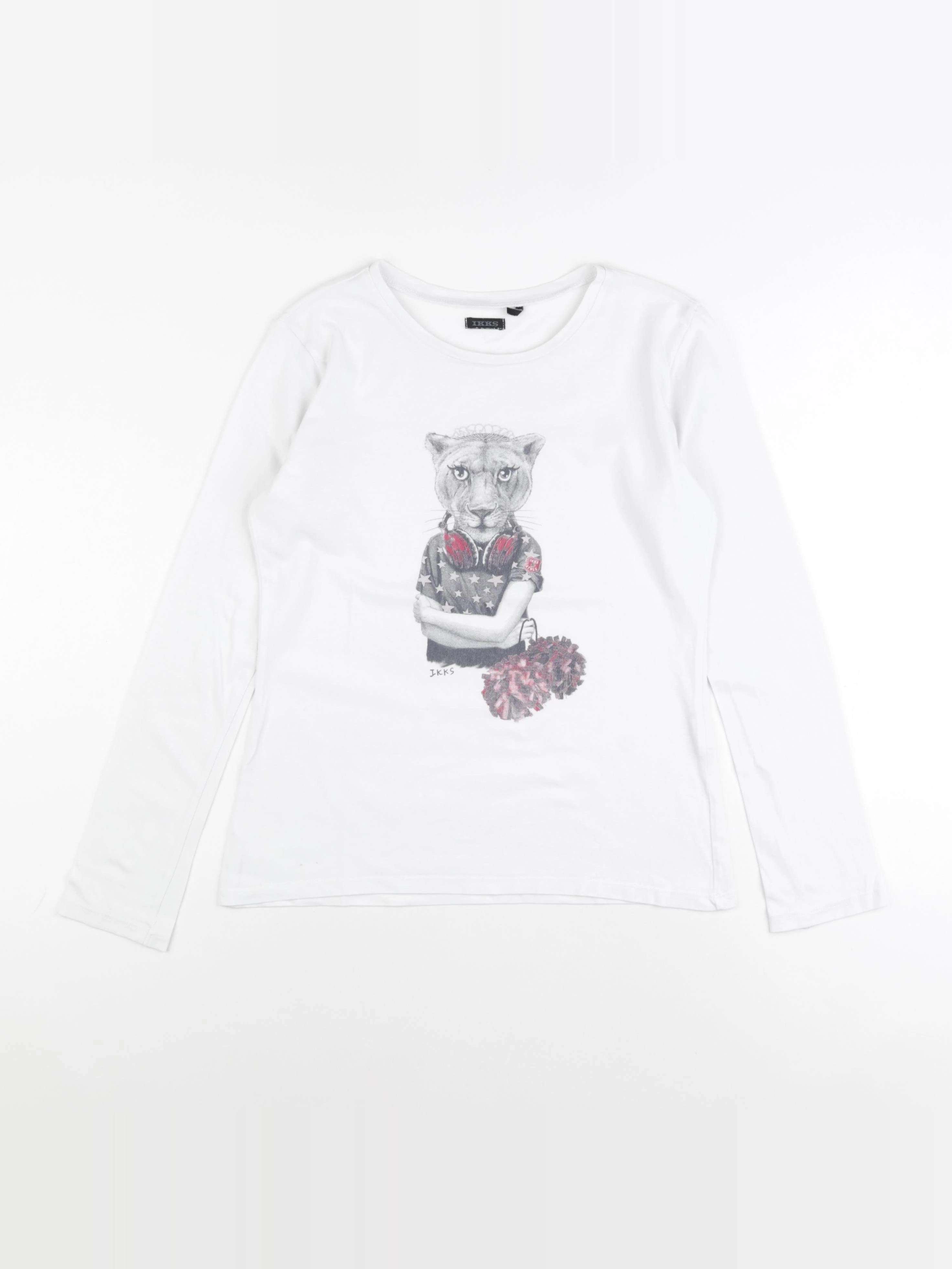 IKKS - tee-shirt blanc - 12 ans