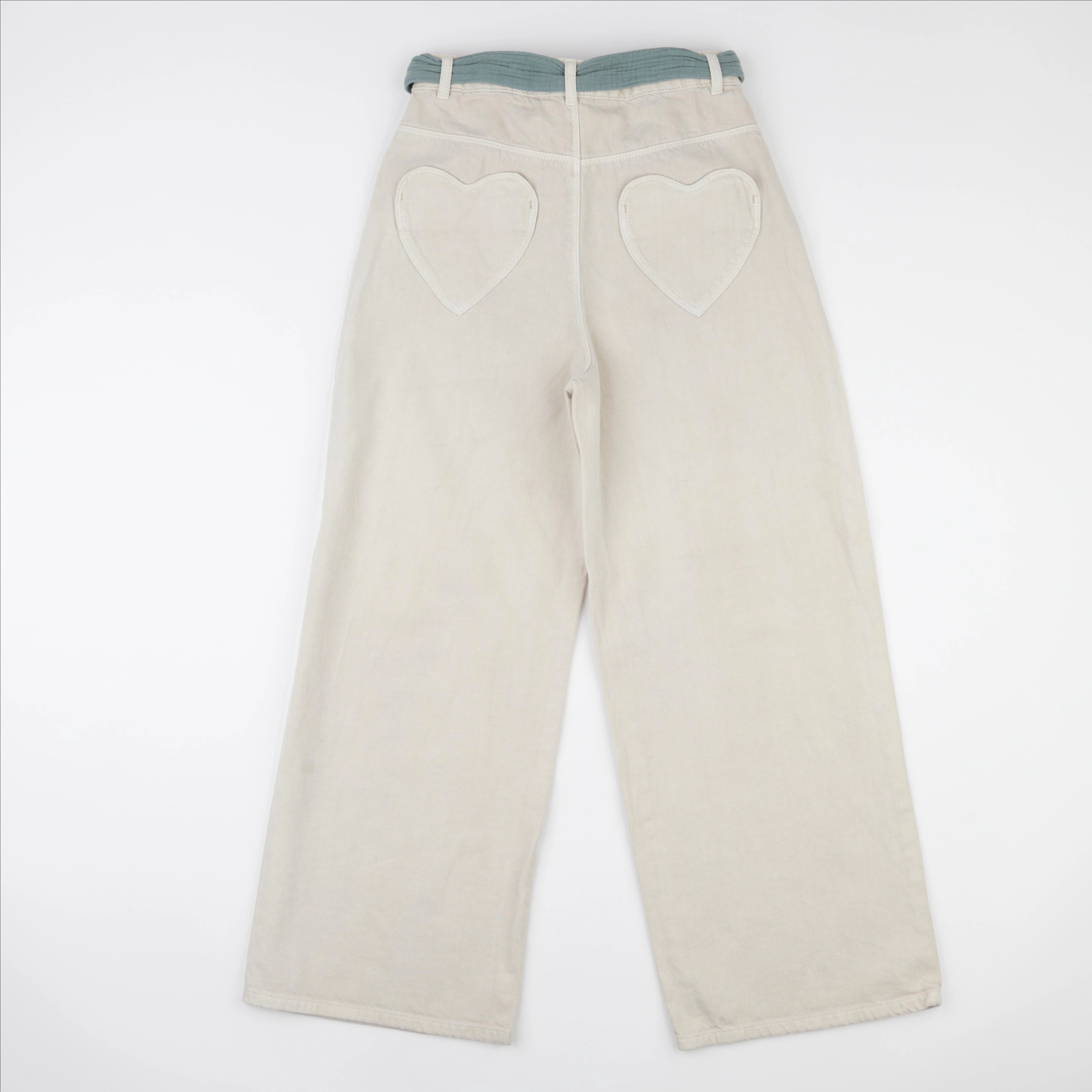 Vertbaudet - jean beige - 14 ans