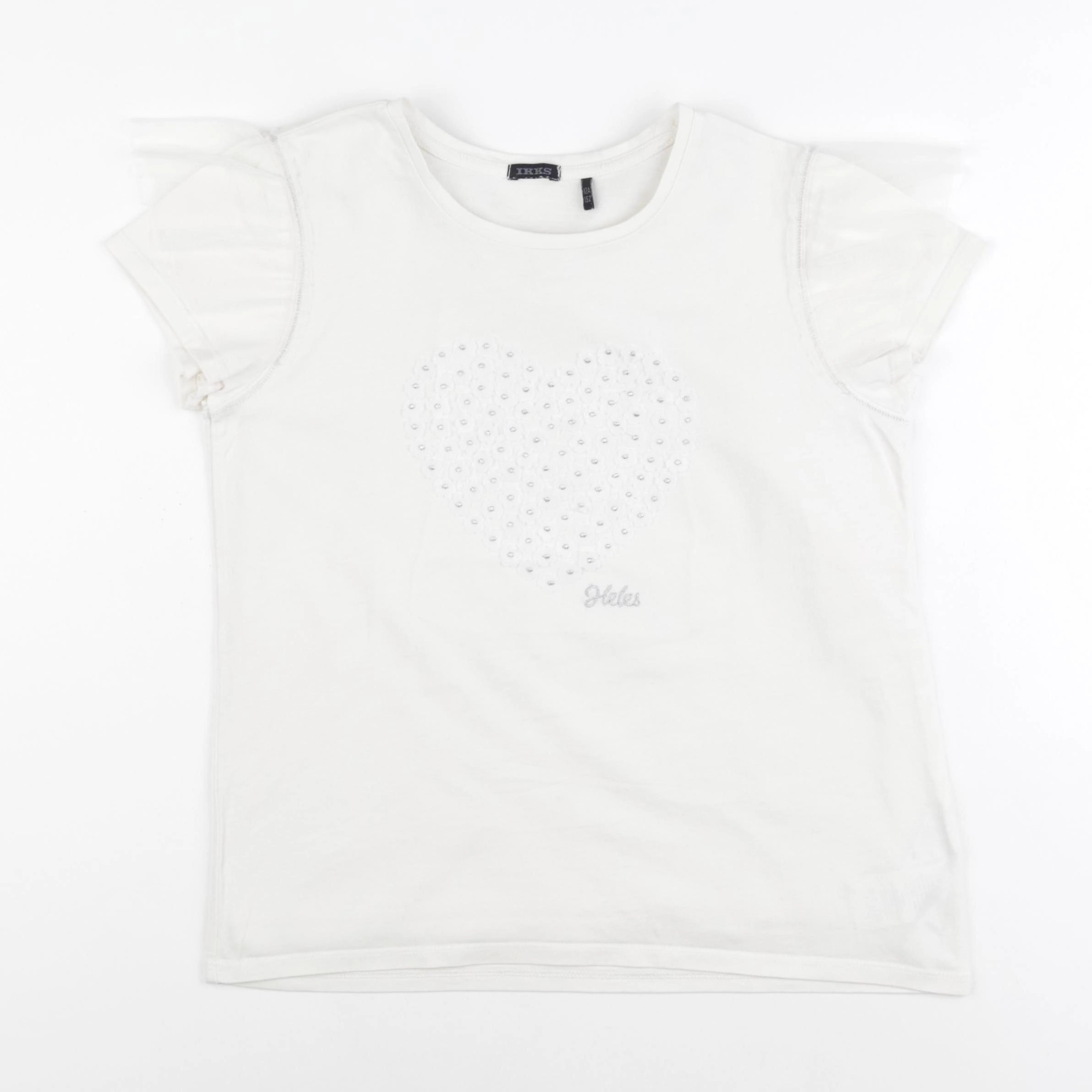 IKKS - tee-shirt blanc - 12 ans