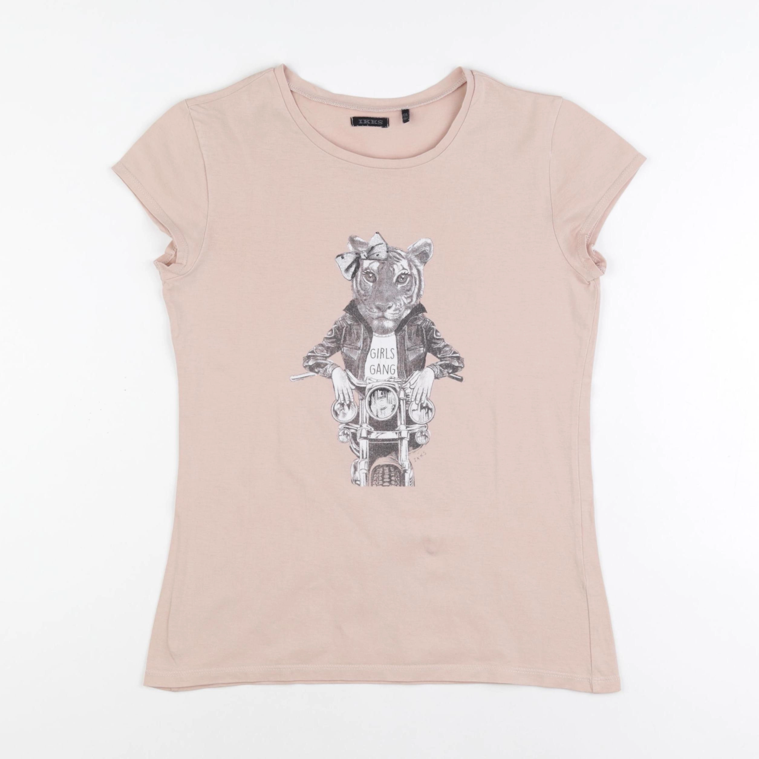 IKKS - tee-shirt rose - 12 ans