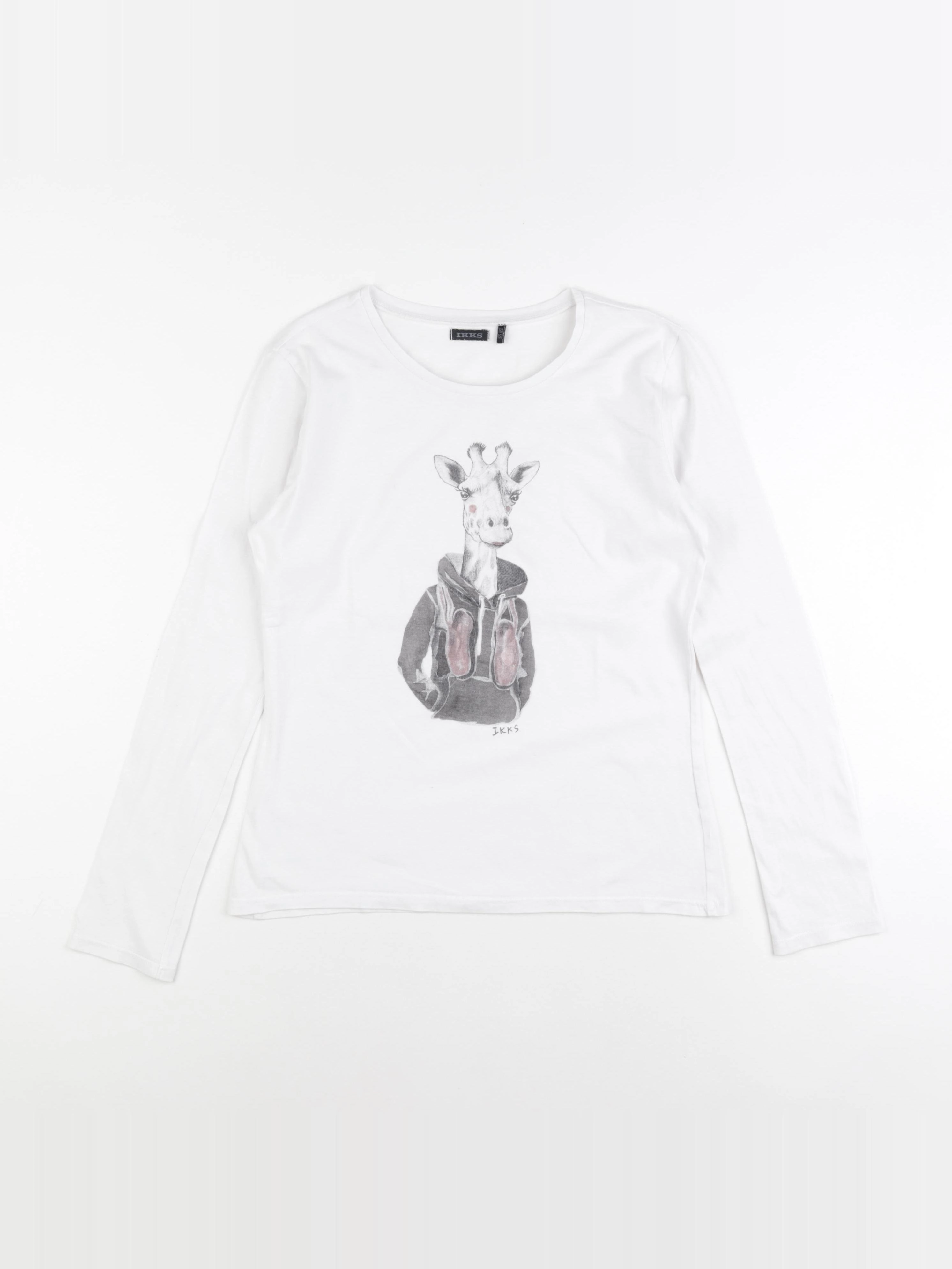 IKKS - tee-shirt blanc - 12 ans